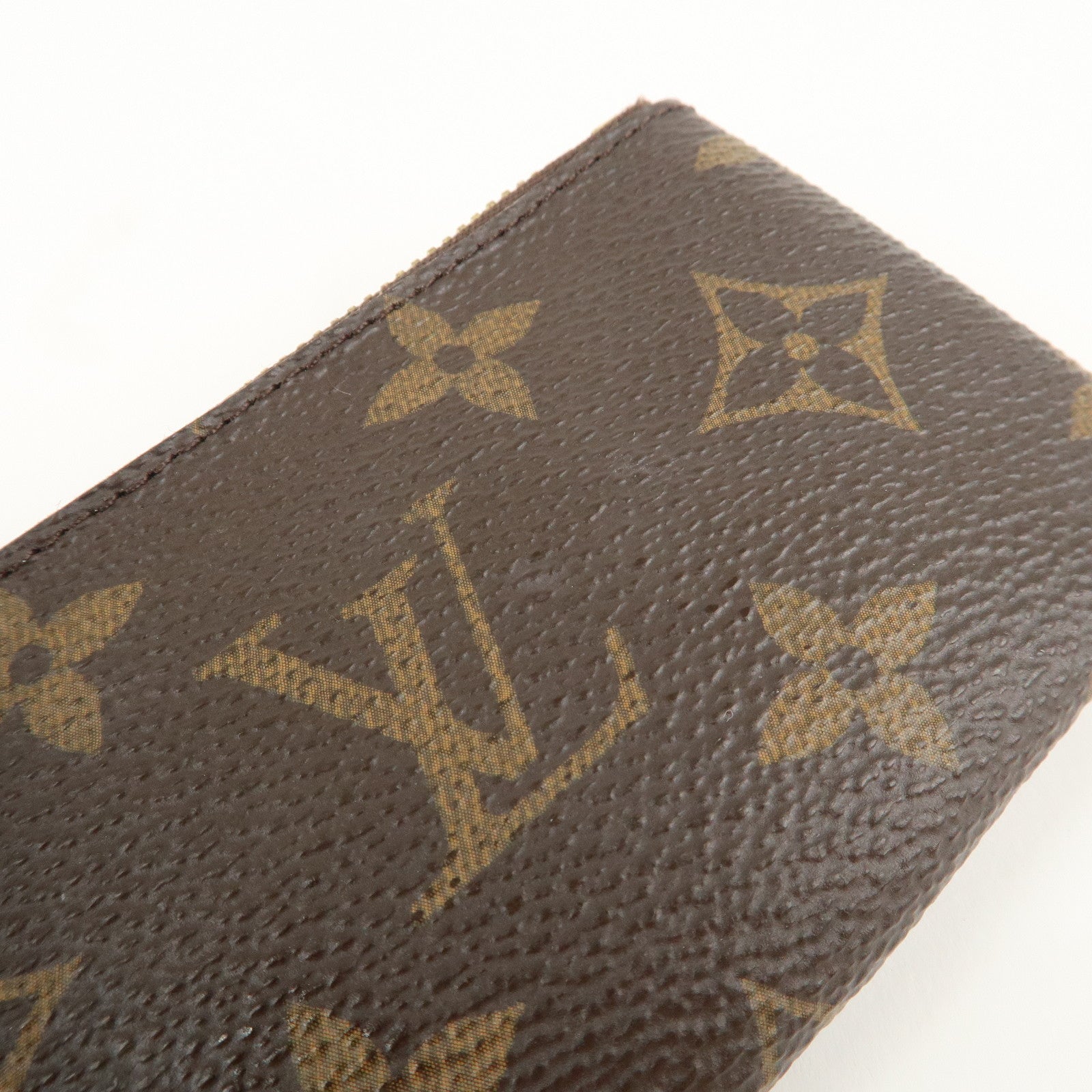 Louis Vuitton Monogram Pochette Cles Coin Case Key Case  M62650