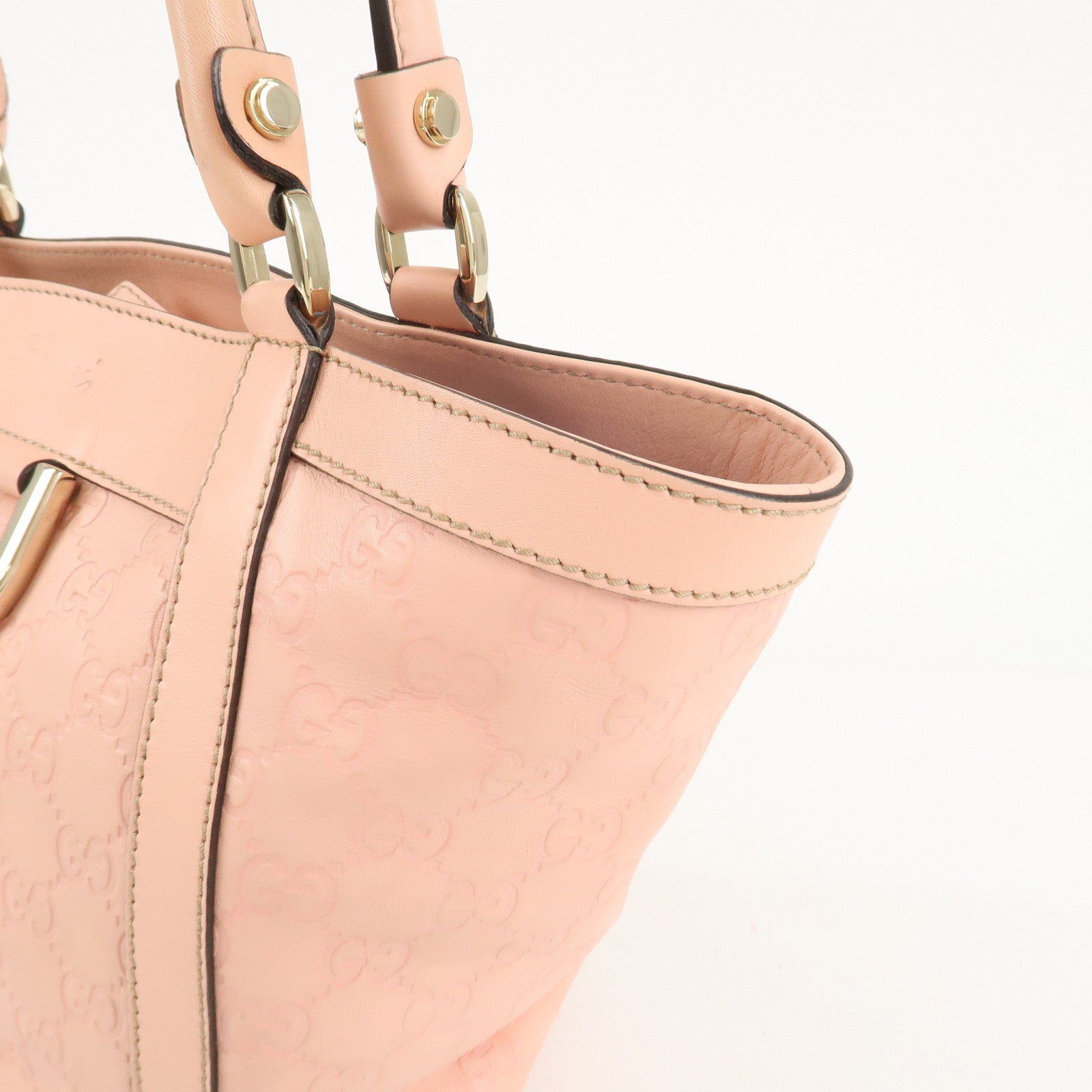 GUCCI Abbey Guccissima Leather Shoulder Bag Tote Bag 211983 Used