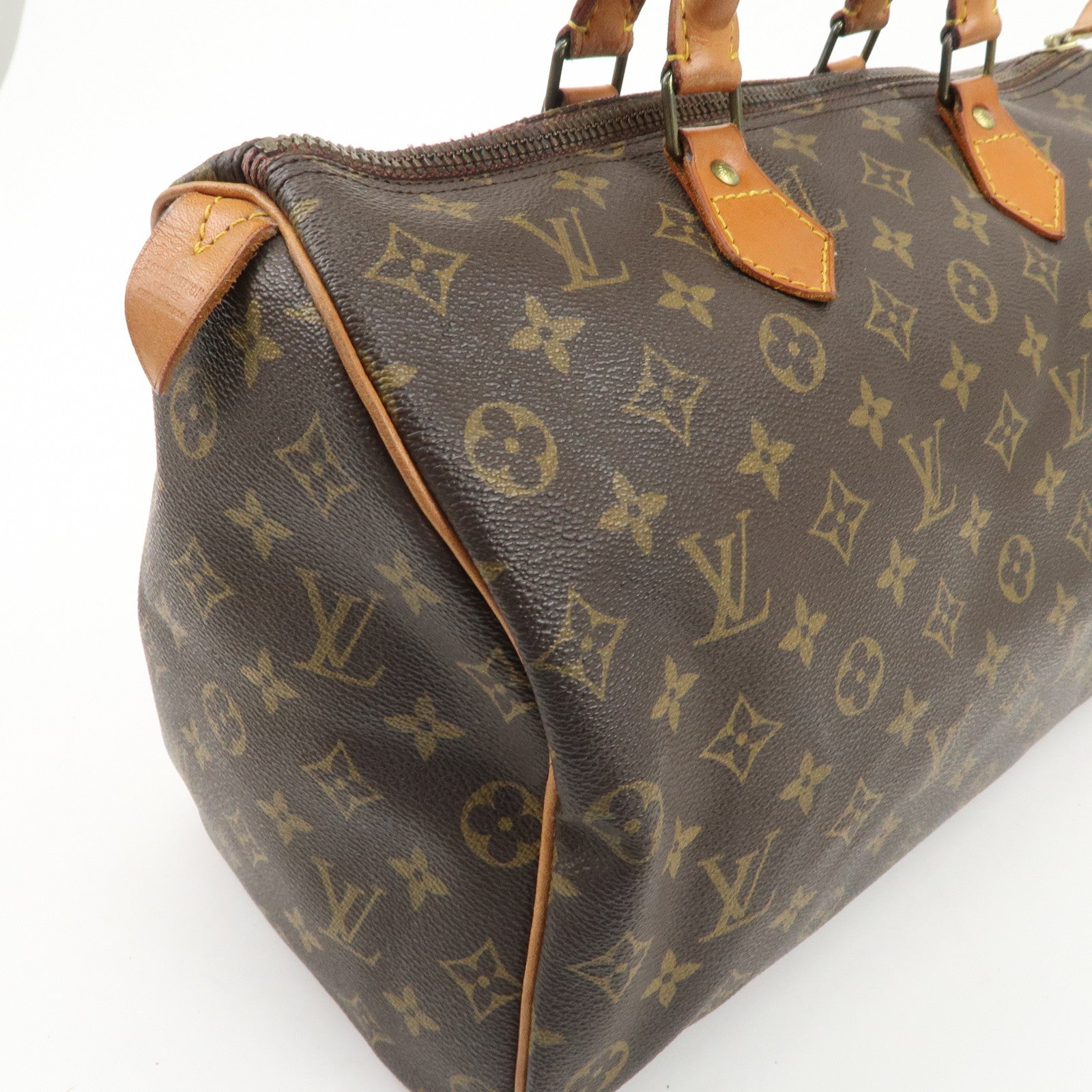 Louis Vuitton Monogram Speedy 35 Hand Bag Boston Bag M41524