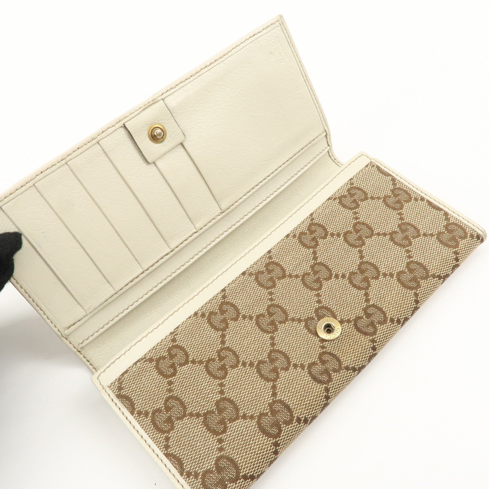 GUCCI Guccissima Set of 3 Long Wallet 143389 203618 308005 Used