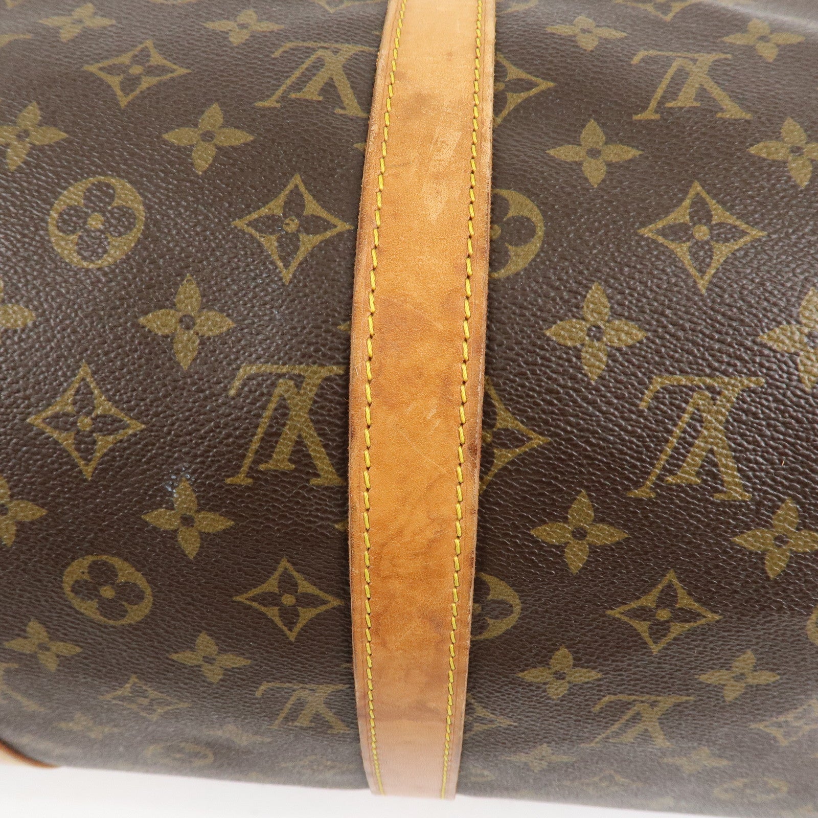 Louis Vuitton Monogram Keep All Bandouliere 50 Boston Bag M41416