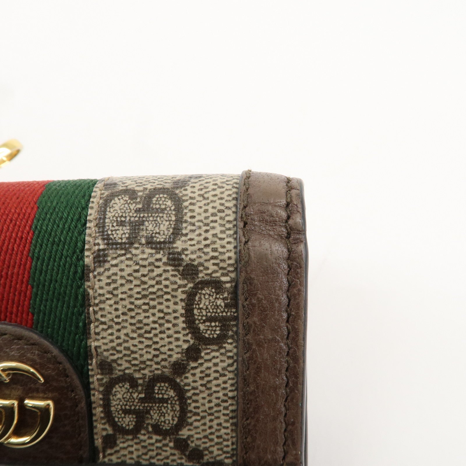 GUCCI Ophidia GG Supreme Leather Trifold Wallet 644334