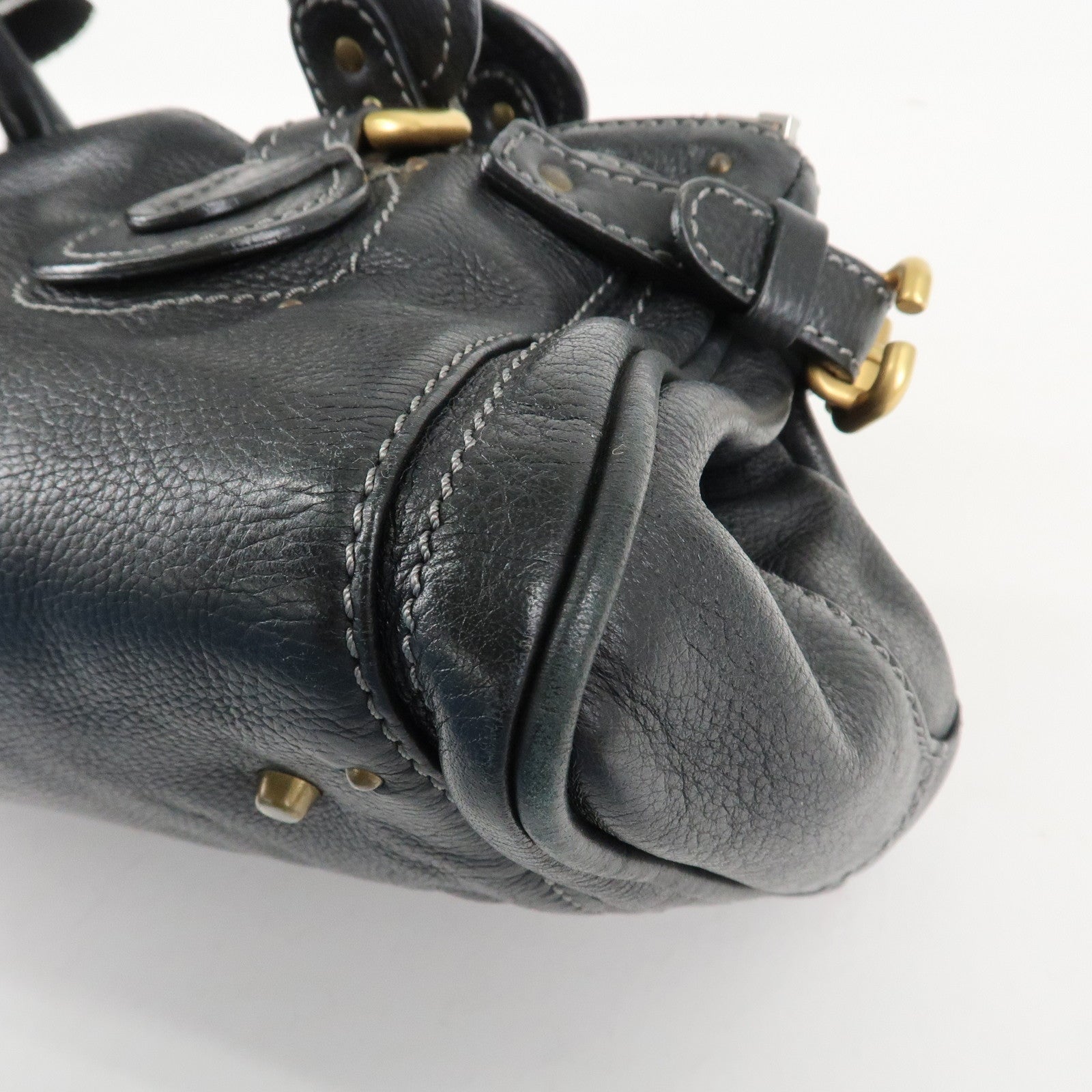 Chloe Paddington Leather Hand Bag Shoulder Bag Medium Used