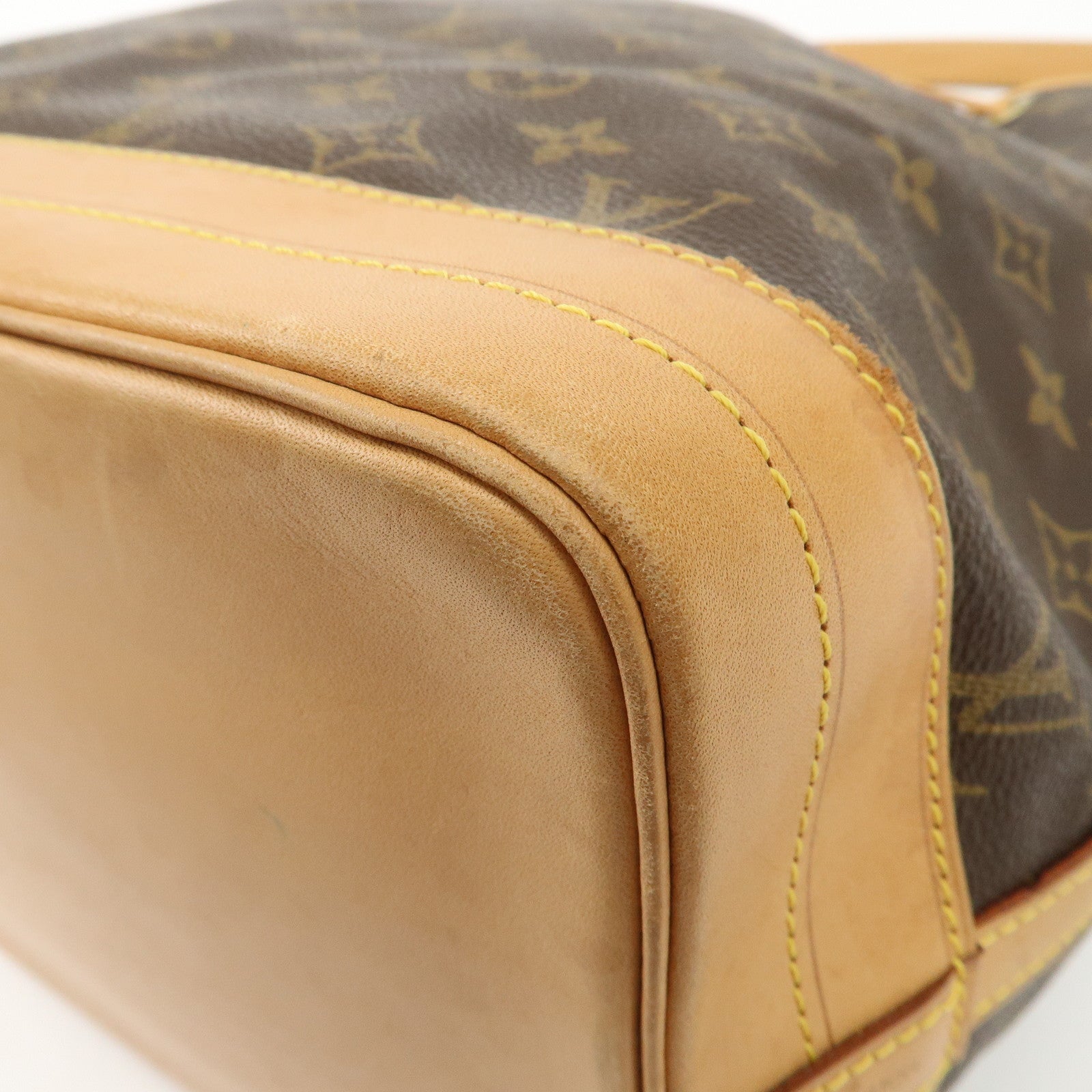 Louis Vuitton Monogram Noe Shoulder Bag Hand Bag Brown M42224 Used