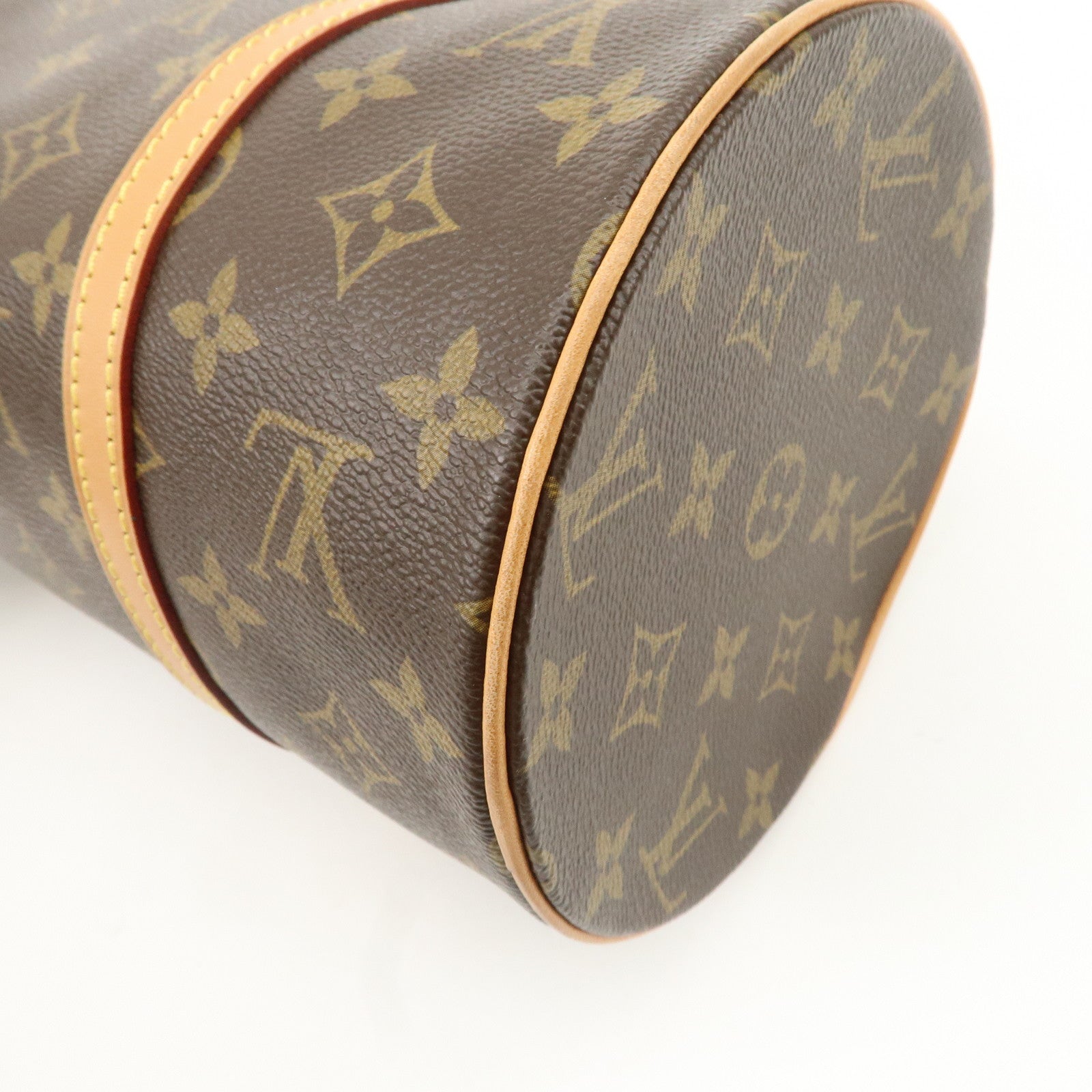 Louis Vuitton Monogram Papillon 30 Hand Bag Brown M51385 Used