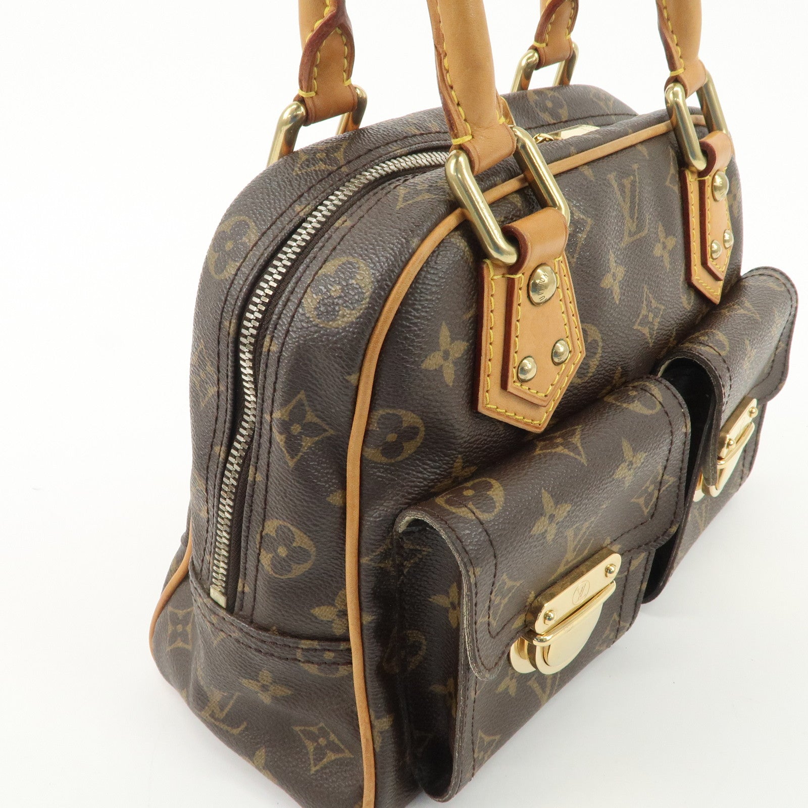 Louis Vuitton Monogram Manhattan PM Hand Bag M40026