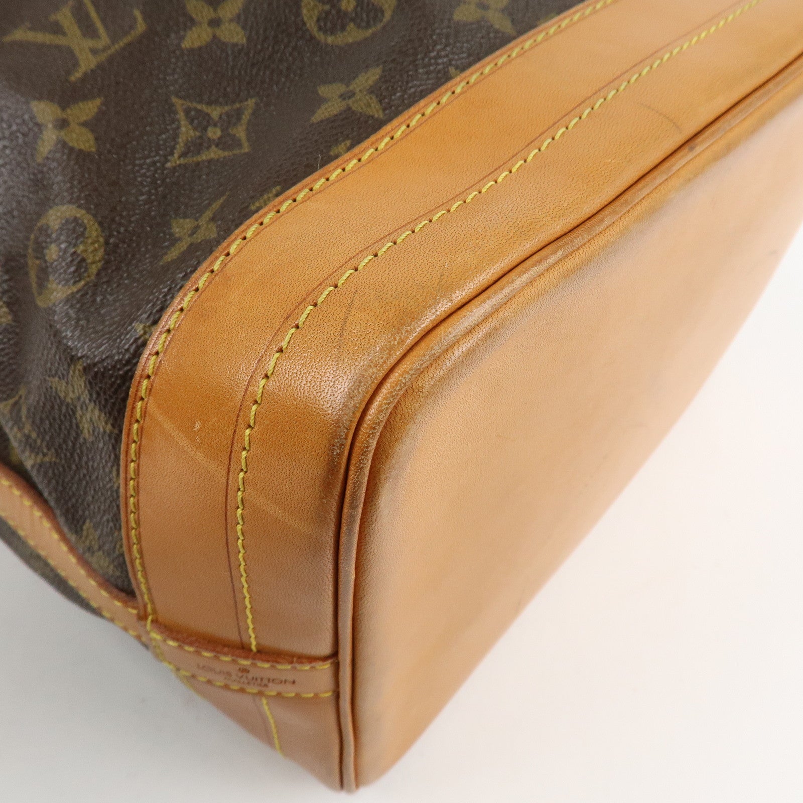 Louis Vuitton Monogram Noe Shoulder Bag Hand Bag Brown M42224