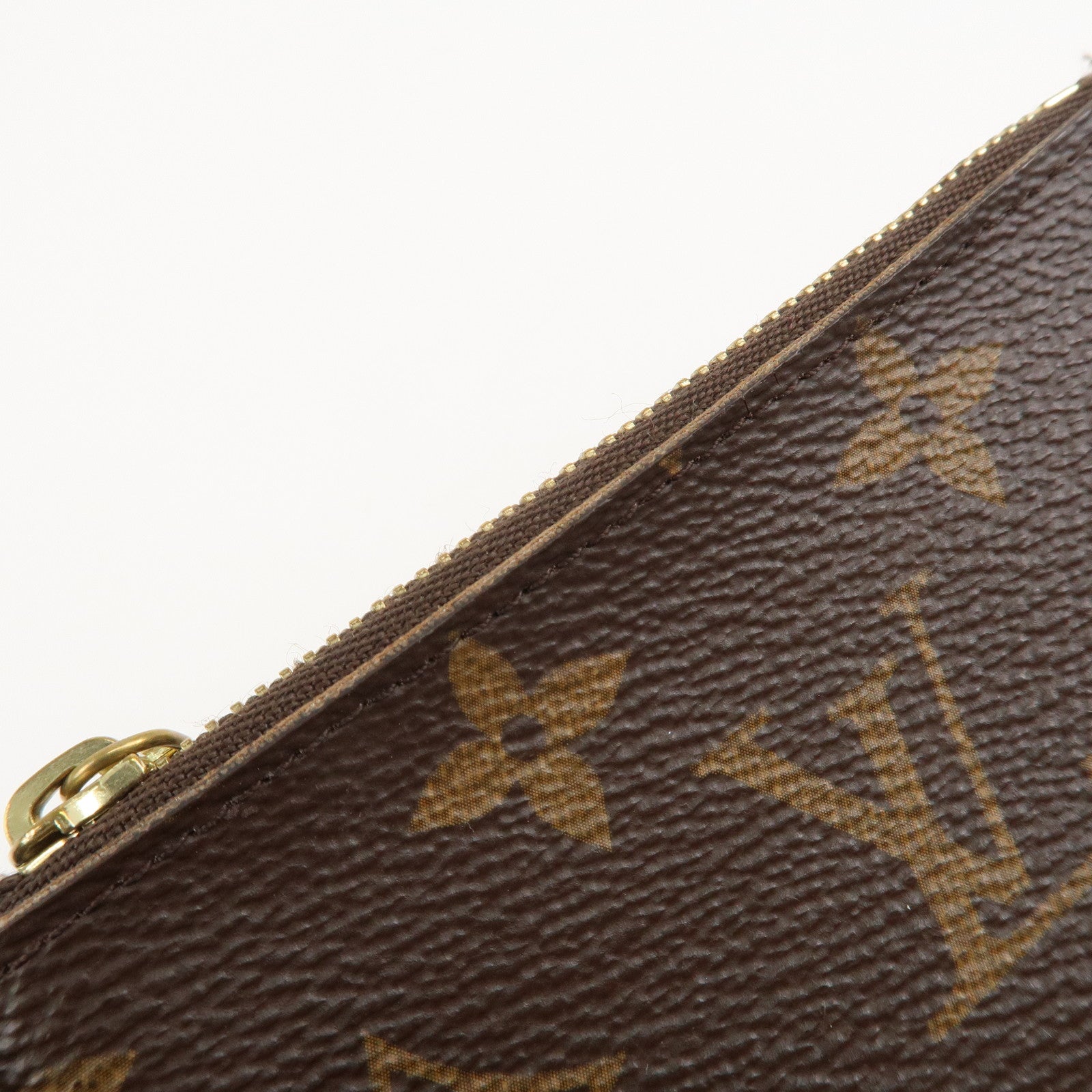 Louis Vuitton Monogram Pochette Cles Coin Case Key Case  M62650 Used