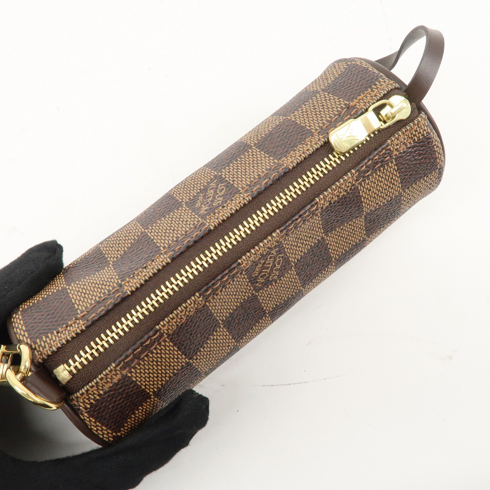 Louis Vuitton Damier Mini Pouch for Papillon Bag Brown