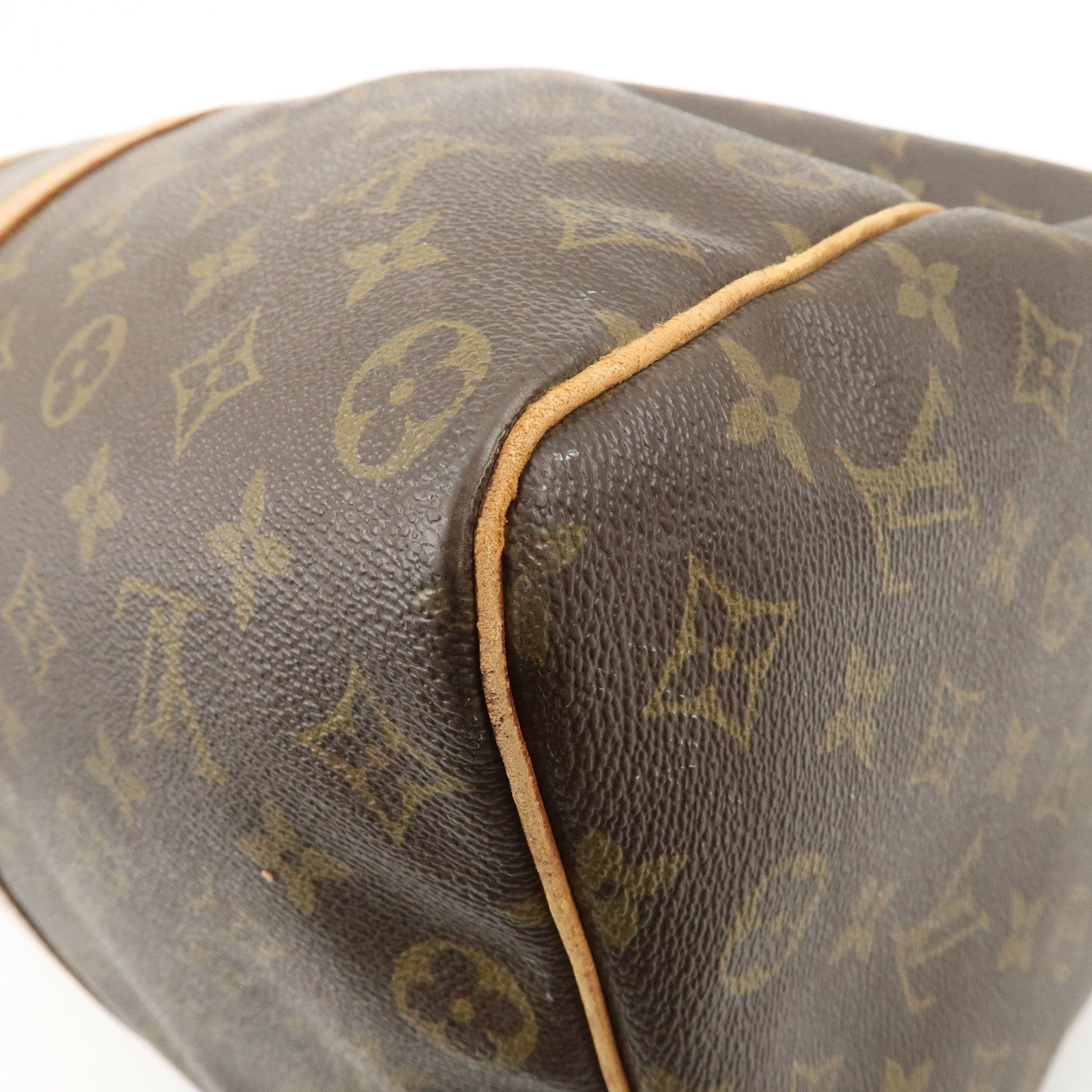 Louis Vuitton Monogram Keep All 50 Boston Bag Brown M41426 Used