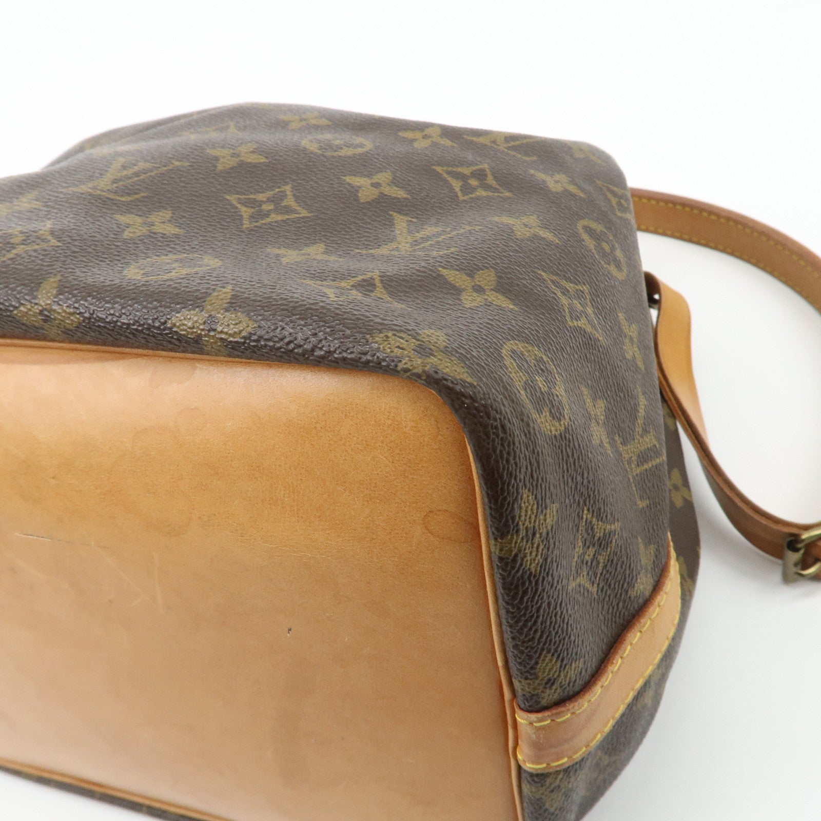 Louis Vuitton Monogram Petit Noe Shoulder Bag Brown M42226 Used