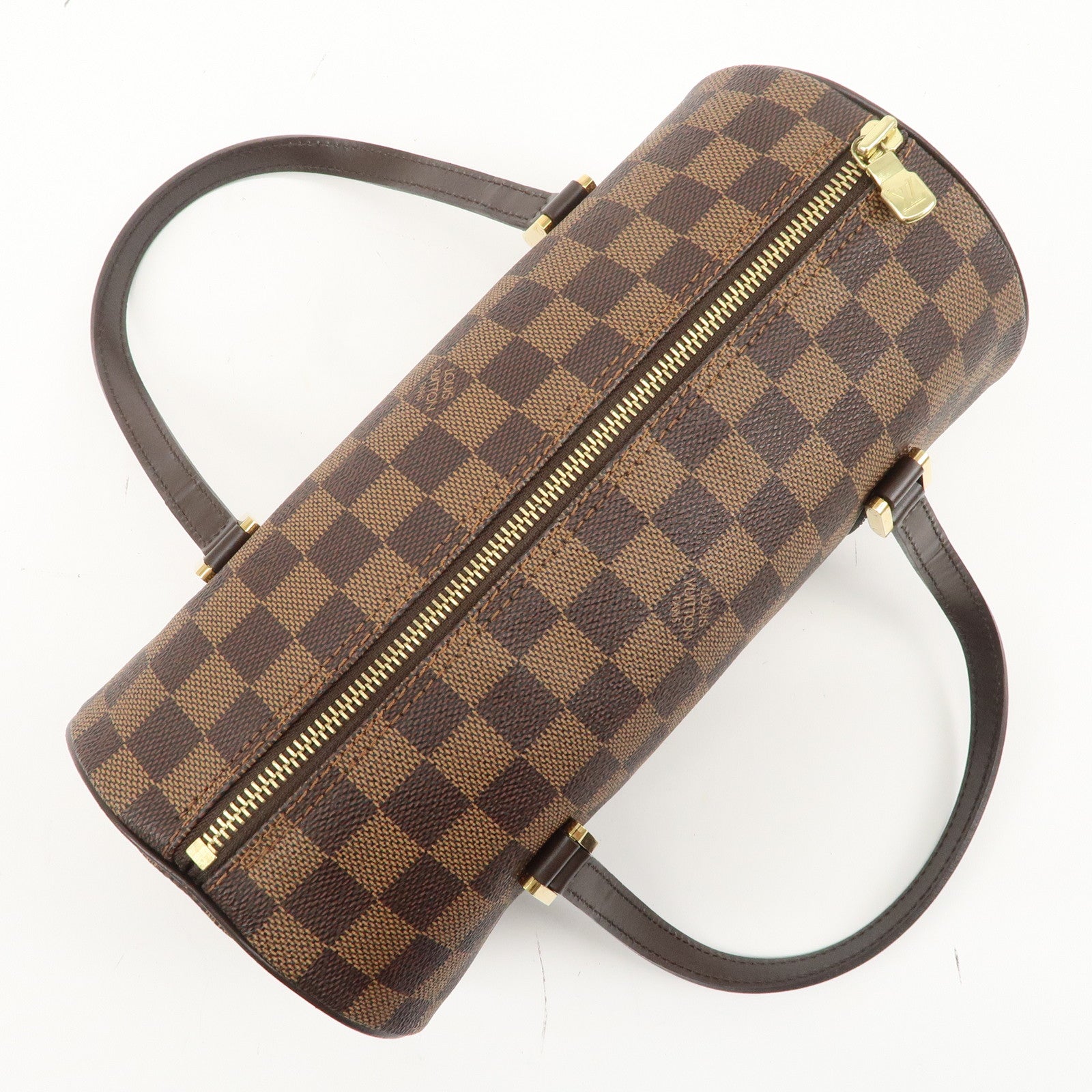 Louis Vuitton Damier Ebene Papillon 26 Hand Bag Brown N51304