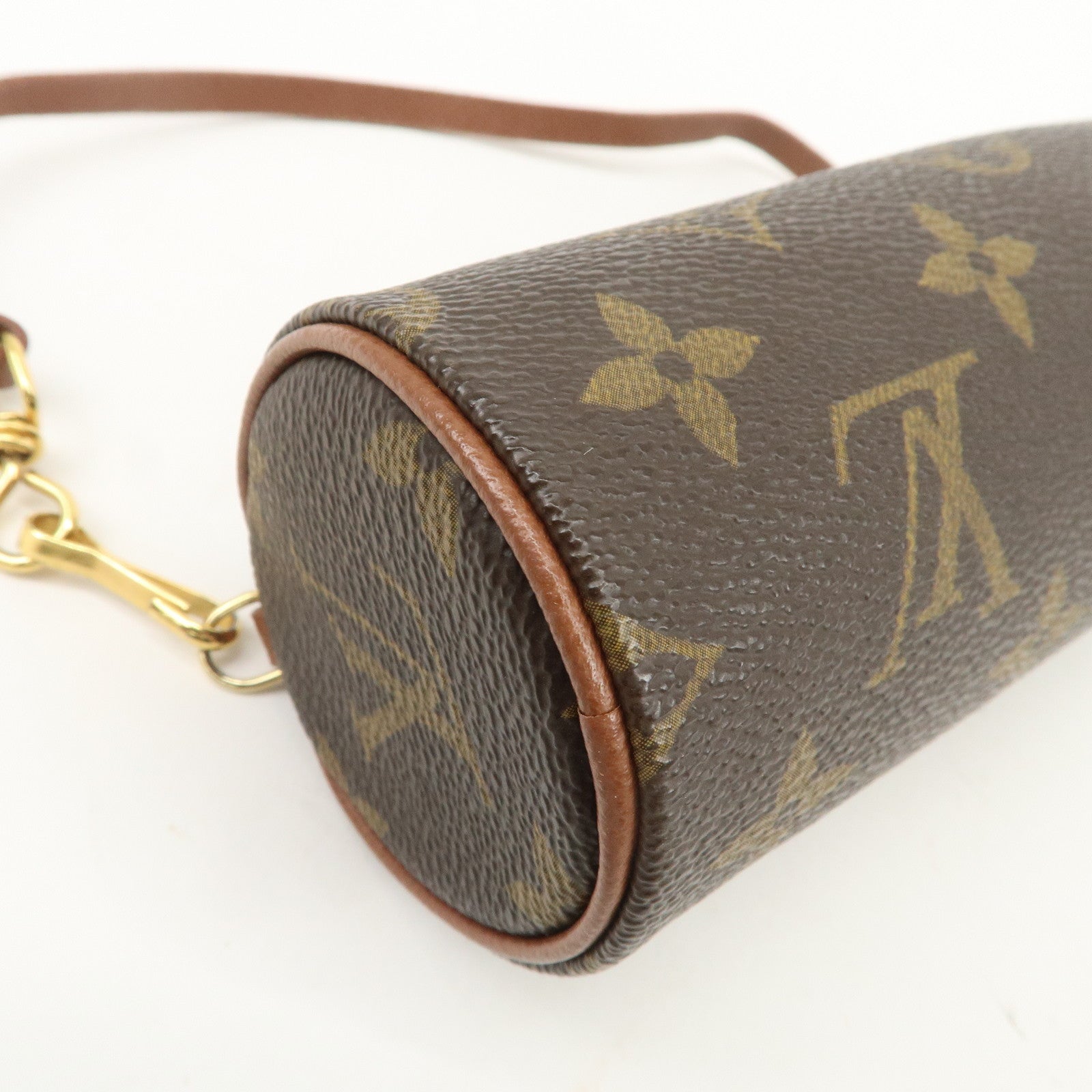 Louis Vuitton Monogram Mini Pouch for Papillon Bag Old Style Brown