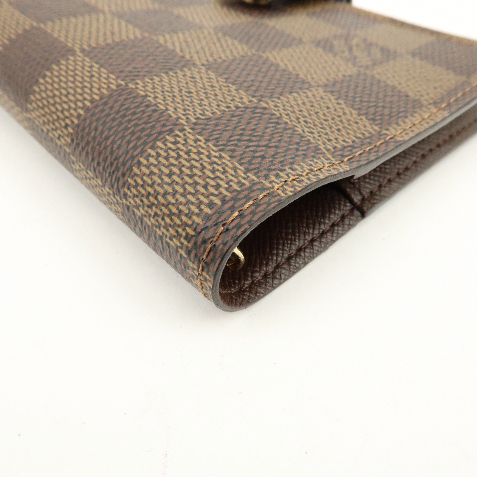 Louis Vuitton Damier Agenda PM Planner Cover Damier Ebene R20700