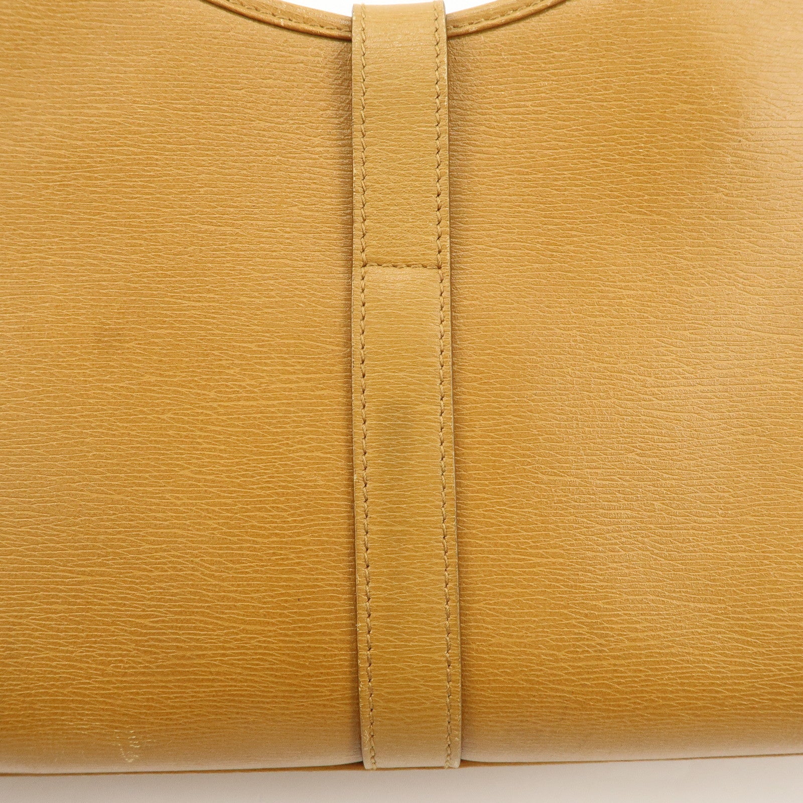 GUCCI Jackie Leather Shoulder Bag Hand Bag Beige 002.1067