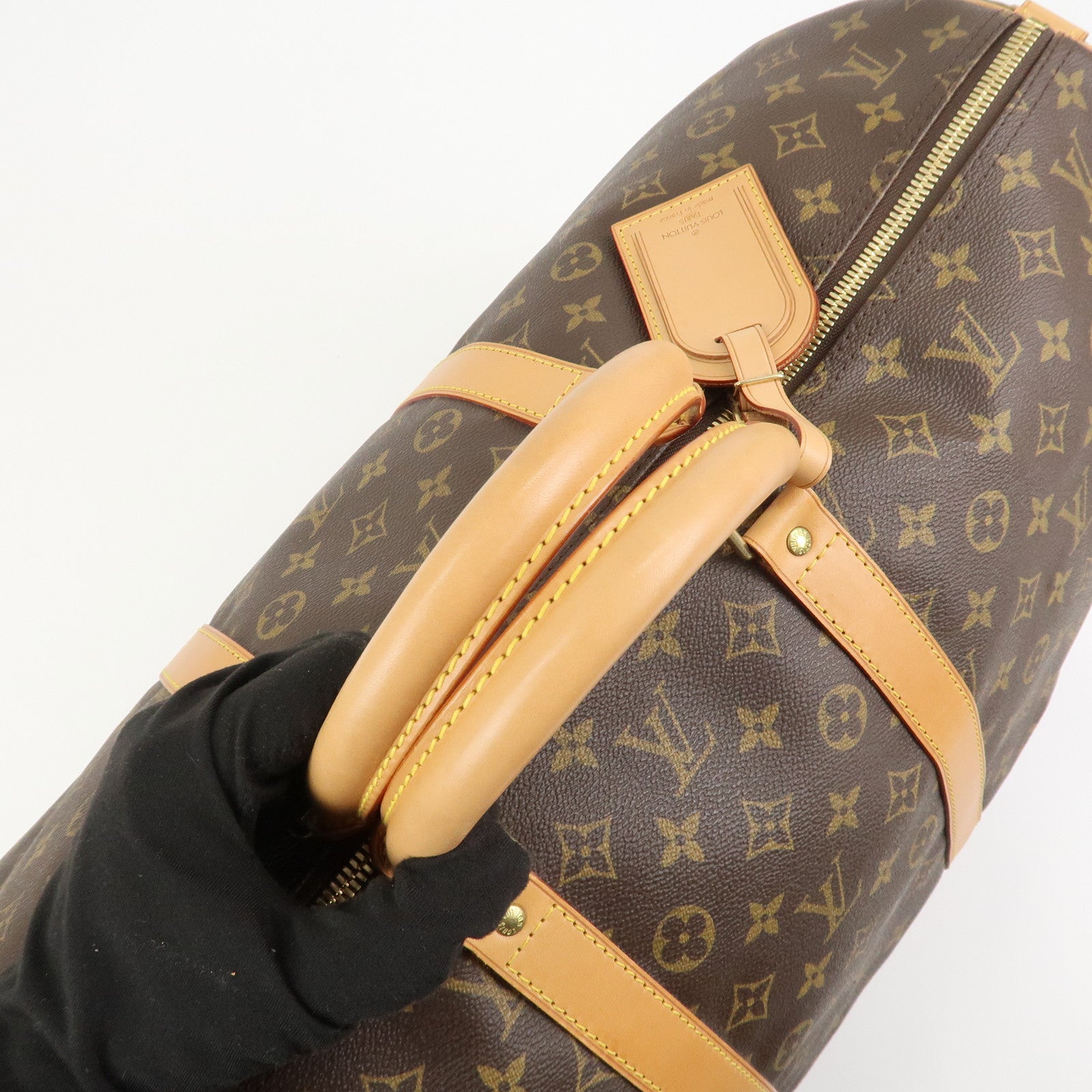 Louis Vuitton Monogram Keep All Bandouliere 55 Boston Bag M41424