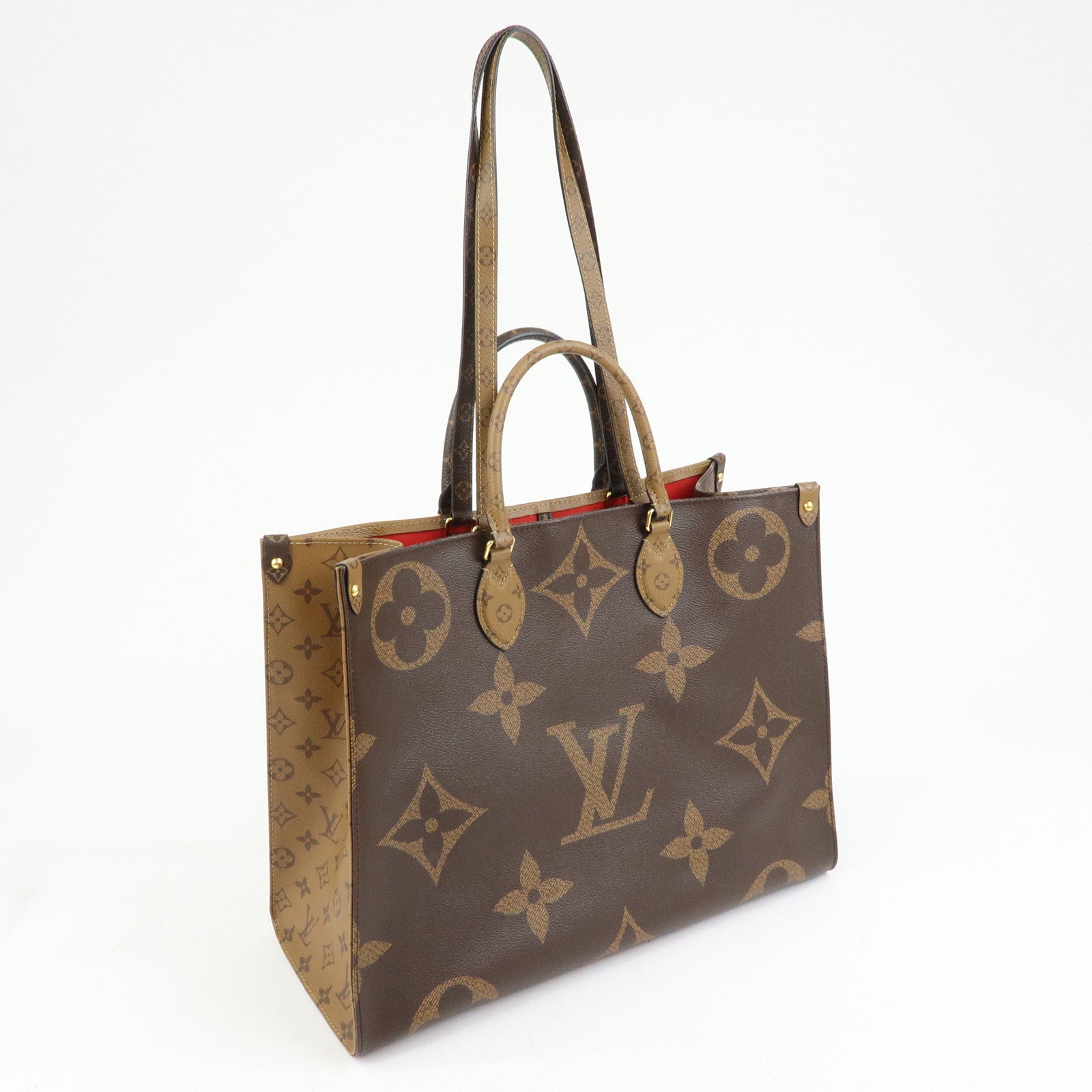 Louis Vuitton Monogram Giant Canvas On The Go MM Hand Bag M44576