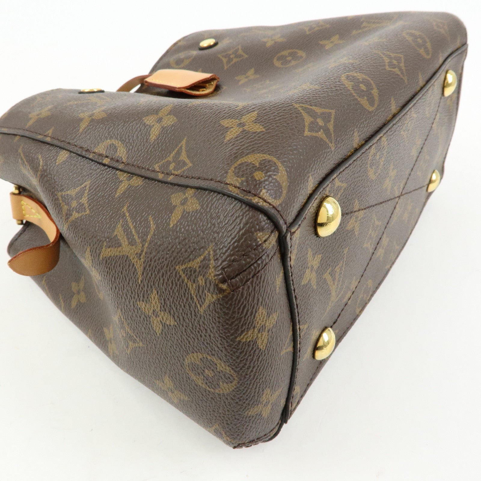 Louis Vuitton Monogram Montaigne BB 2Way Bag Hand Bag Brown M41055