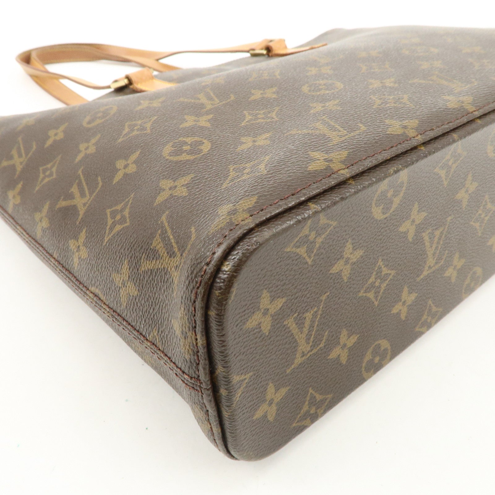 Louis Vuitton Monogram Luco Tote Bag Hand Bag Brown M51155 Used