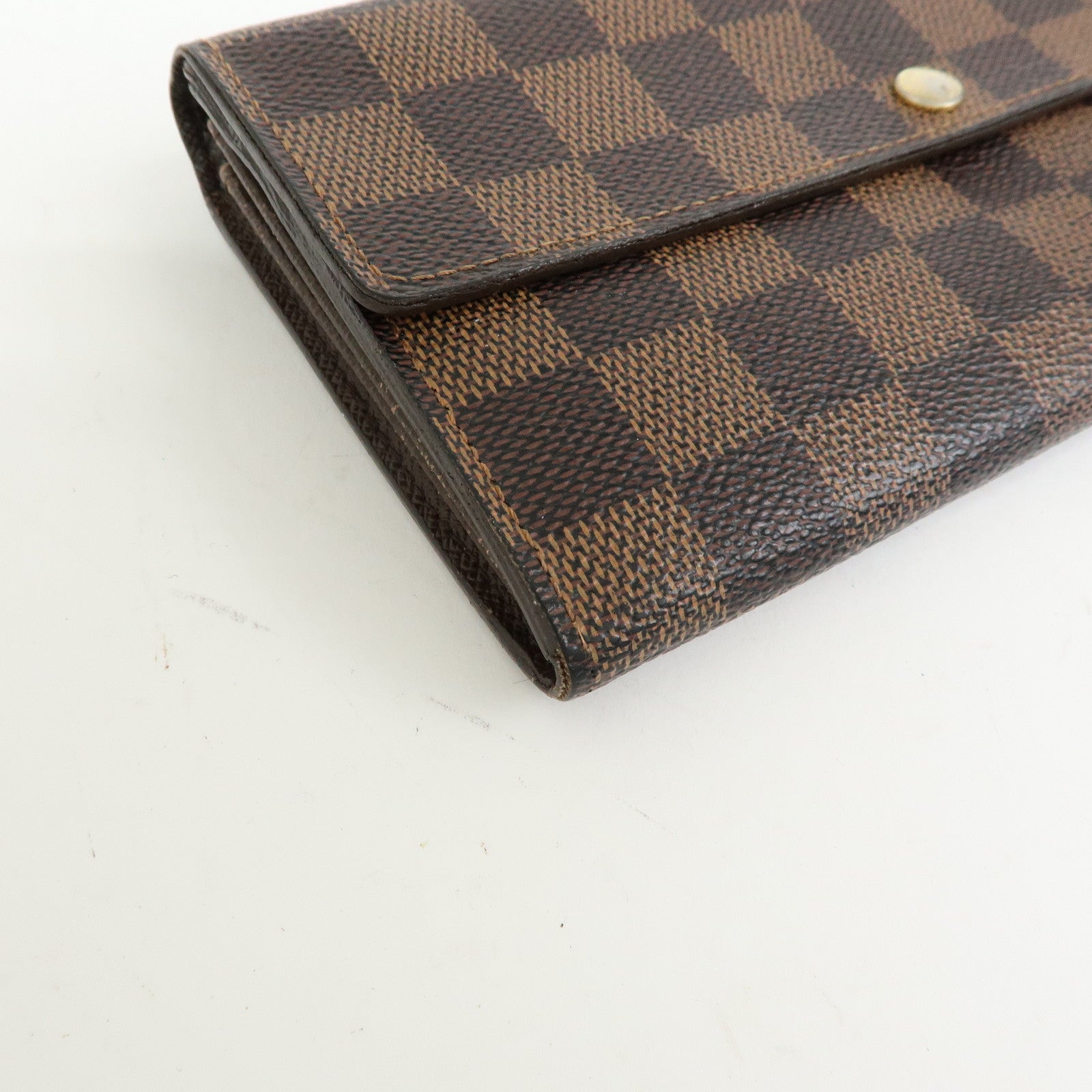Louis Vuitton Damier Portefeuille Sarah Long Wallet Brown N61734