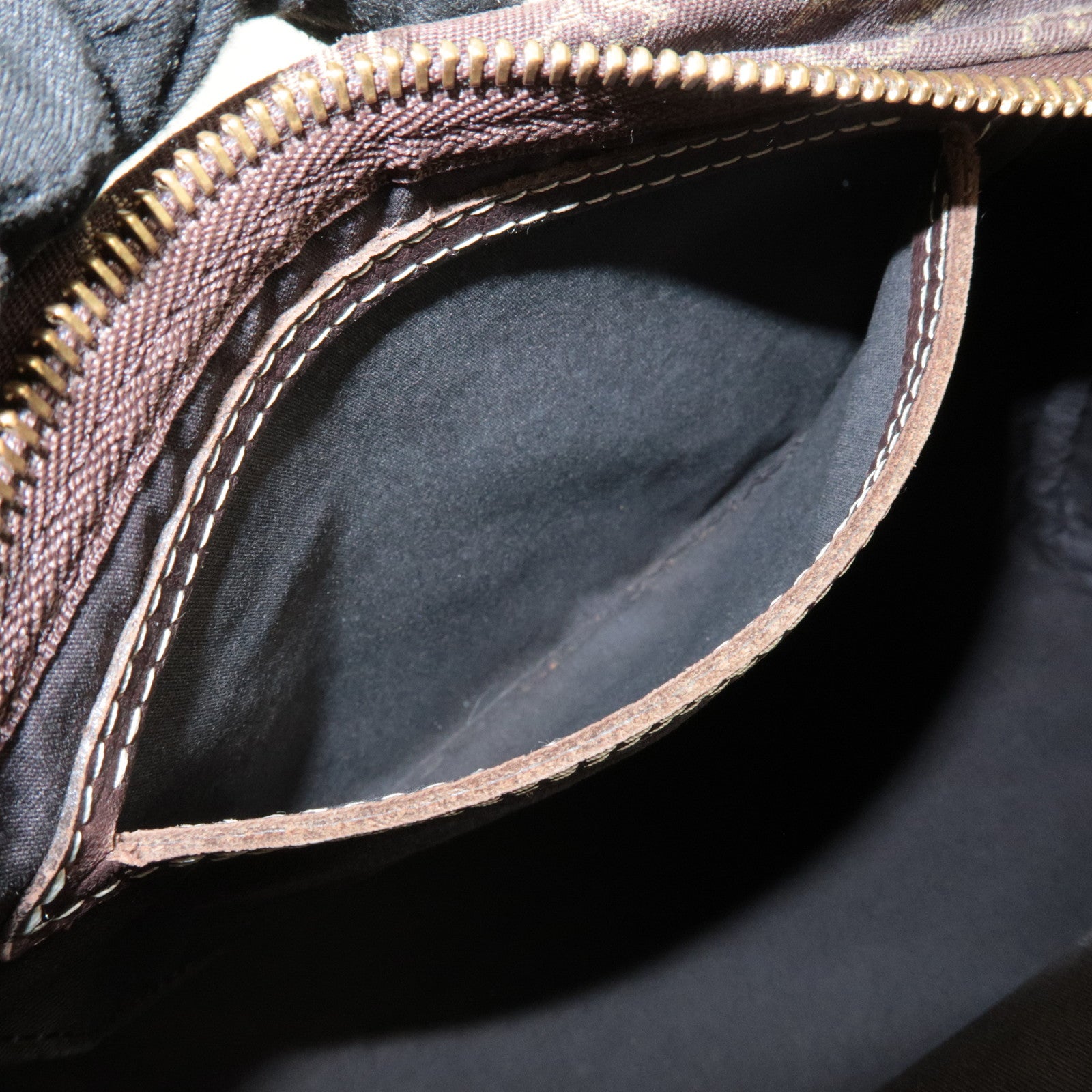 Louis Vuitton Monogram Mini Lin Speedy 30 Boston Bag Ebene M95224