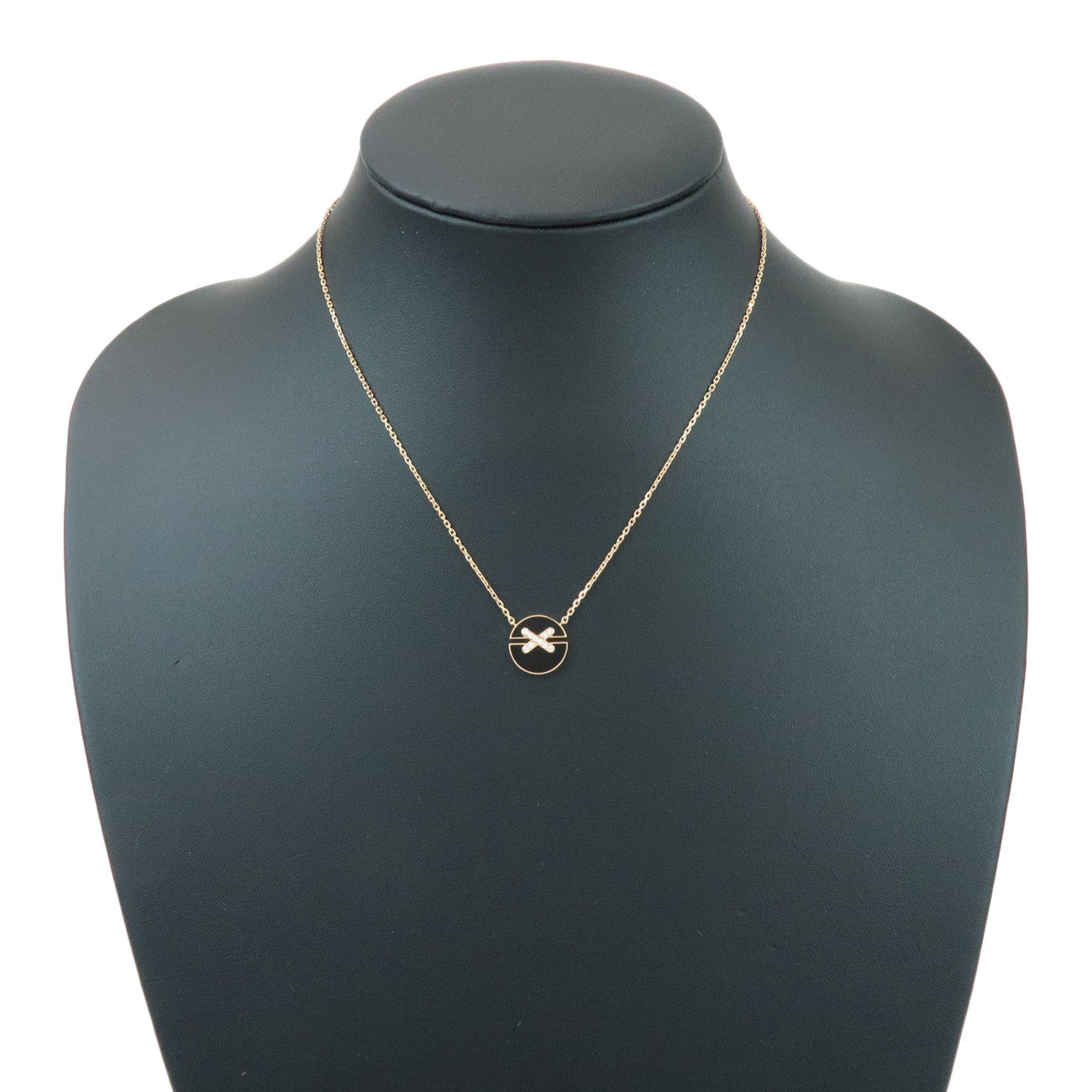 CHAUMET Jeux de Liens Harmony Diamond Necklace Small 750PG 084998