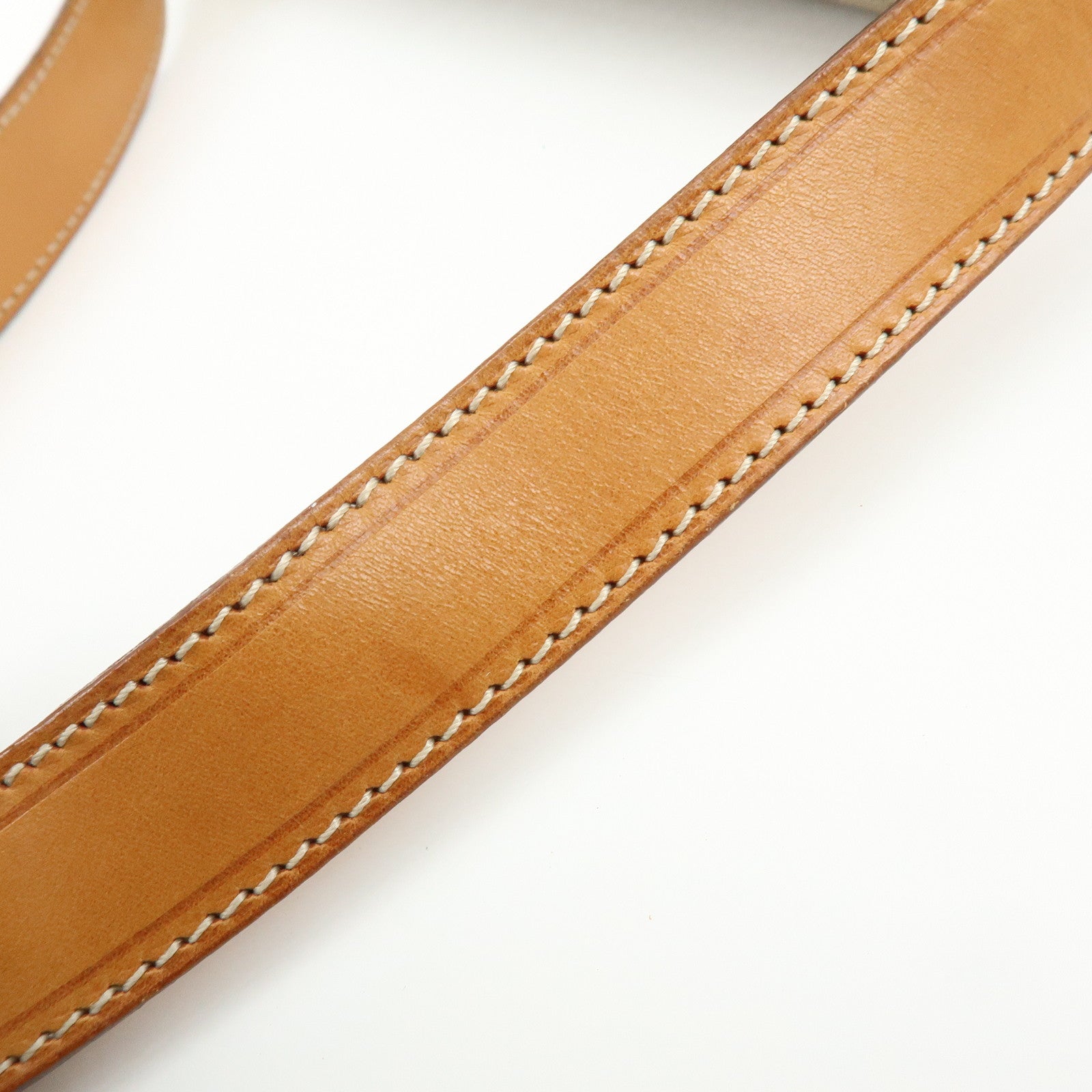 CELINE Macadam PVC Leather Shoulder Bag Crossbody Bag Beige