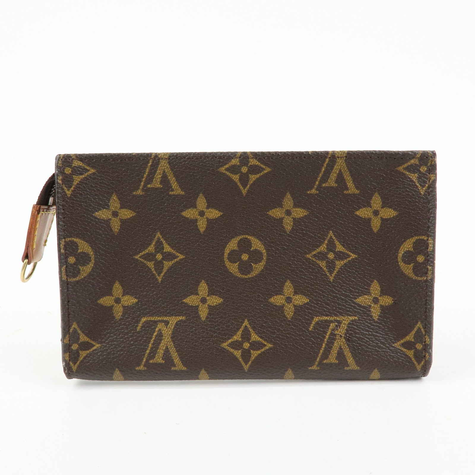 Louis Vuitton Set of 2 Monogram Canvas Bucket PM Pouch Brown