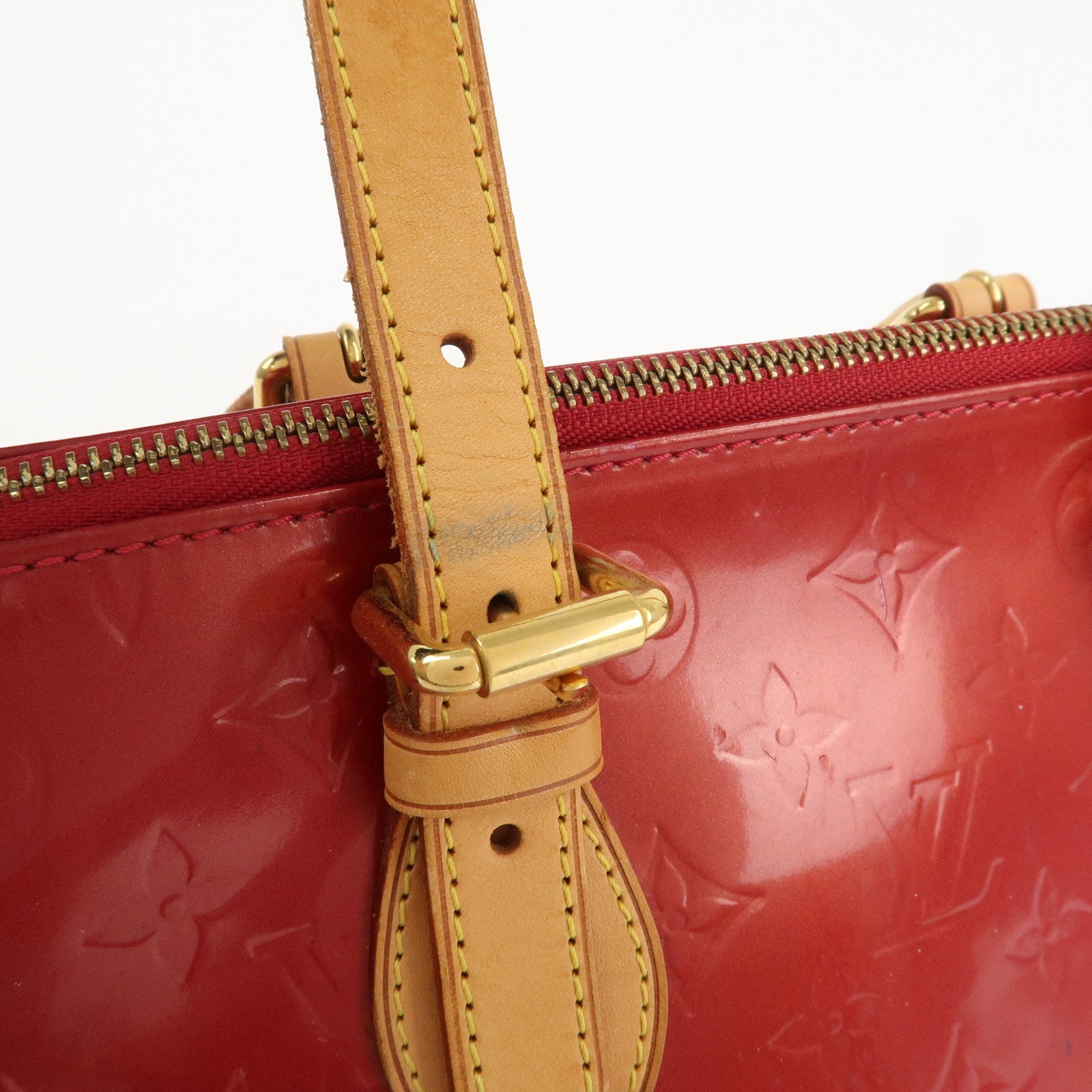 Louis Vuitton Vernis Rosewood Avenue Hand Bag Pomme D'Amour M93507 Used