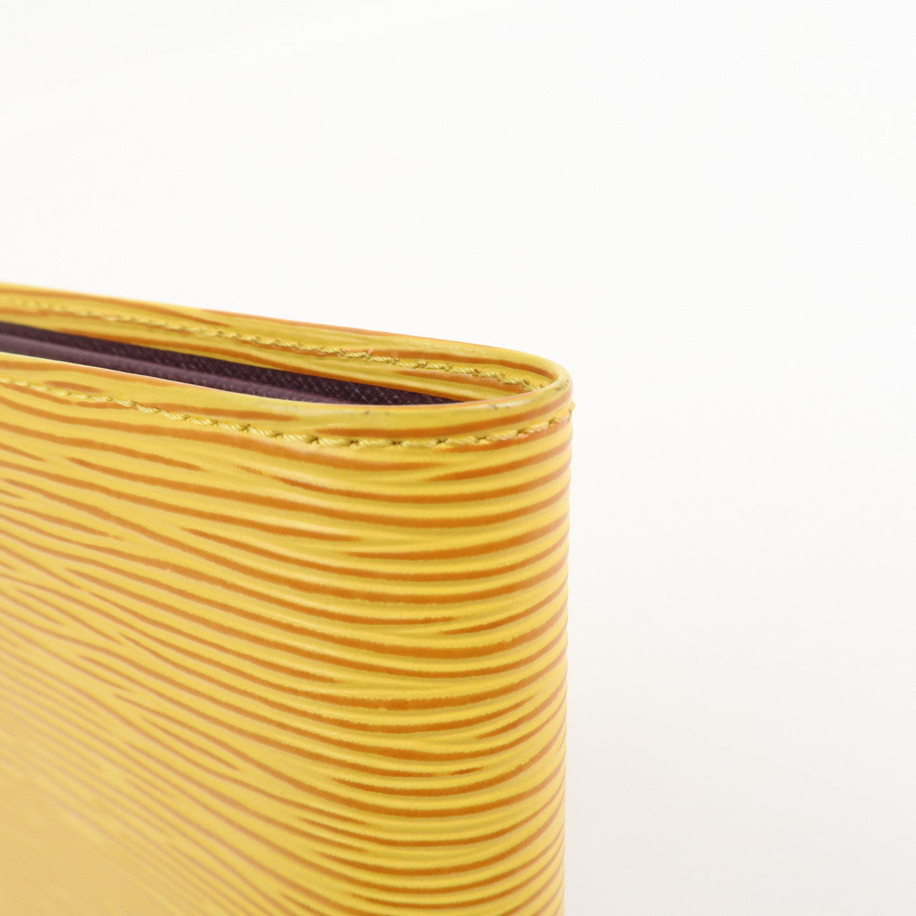 Louis Vuitton Epi Portefeuille Bié Compact Wallet Yellow M63559