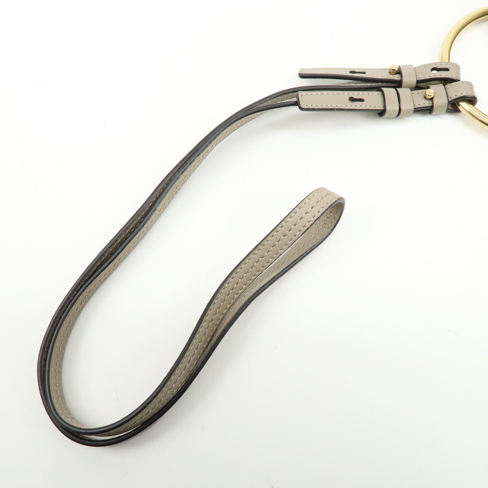 Chloe Faye Suede Leather Shoulder Bag Crossbody Bag Beige