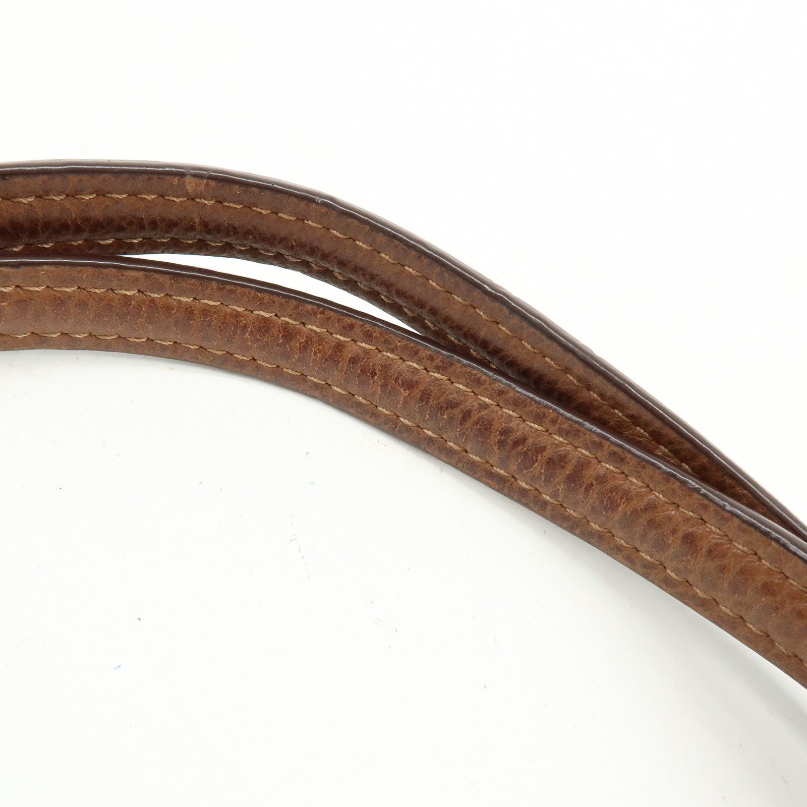 COACH Leather Shoulder Bag Hand Bag Brown