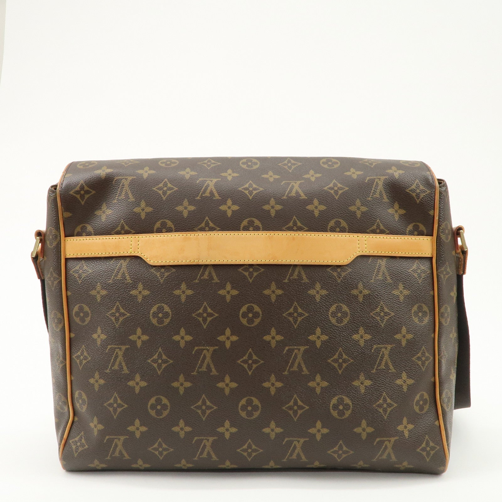 Louis Vuitton Monogram Abbesses Messenger Shoulder Bag Brown M45257
