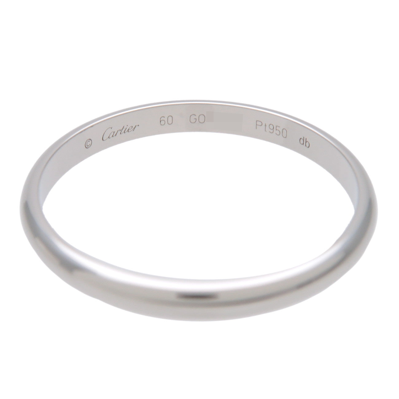 Cartier Wedding Ring PT950 Platinum #60 US9.25 EU60 CRB4012560