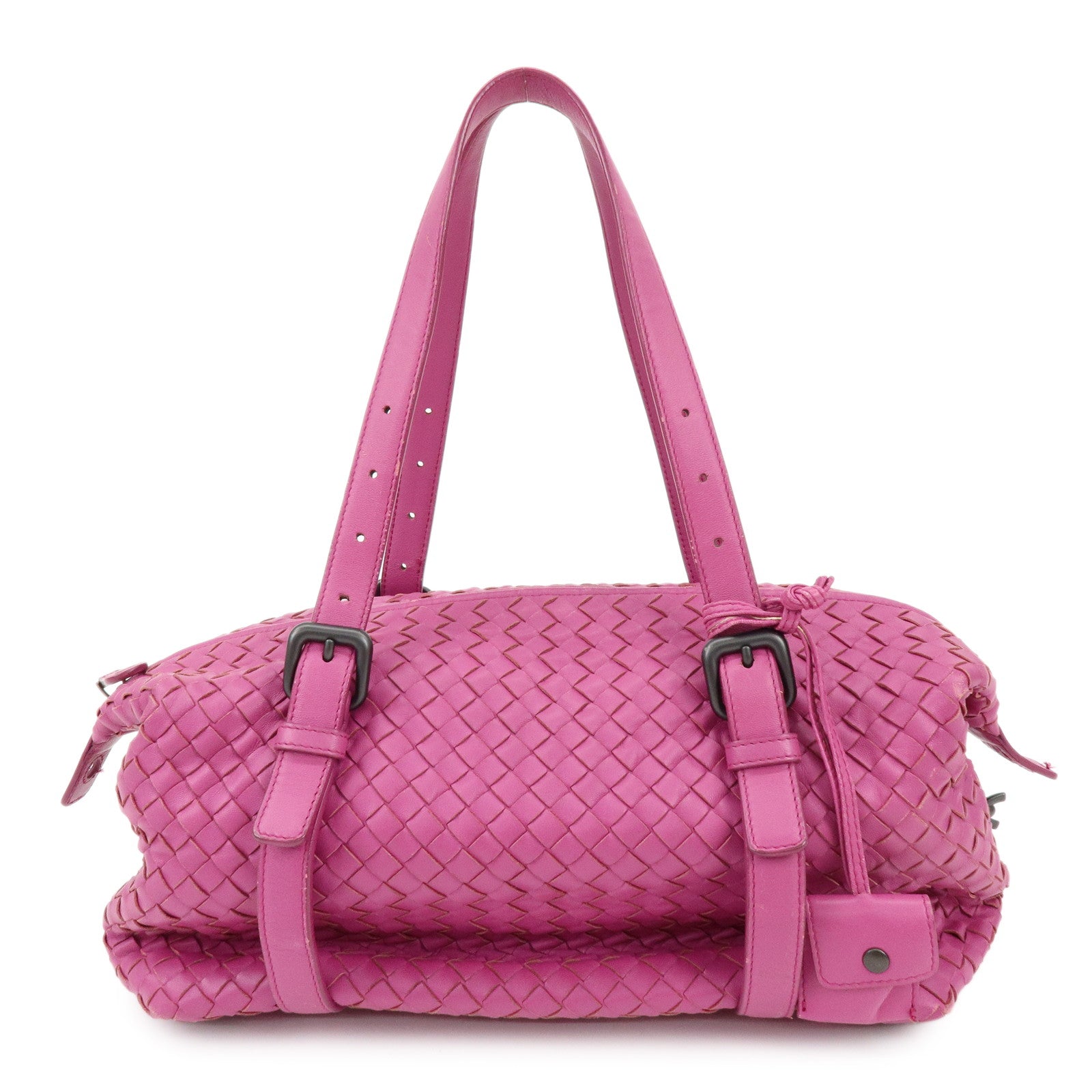 BOTTEGA VENETA Montaigne Lamb Skin Shoulder Bag Purple 272801