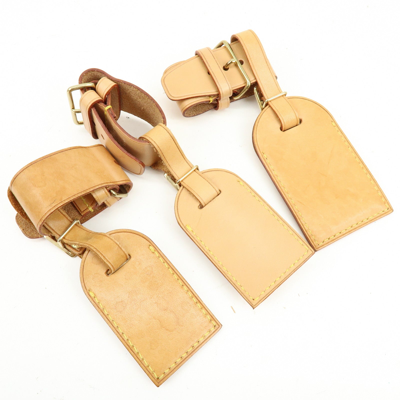 Louis Vuitton Set of 9 Leather Name Tag & Poignet