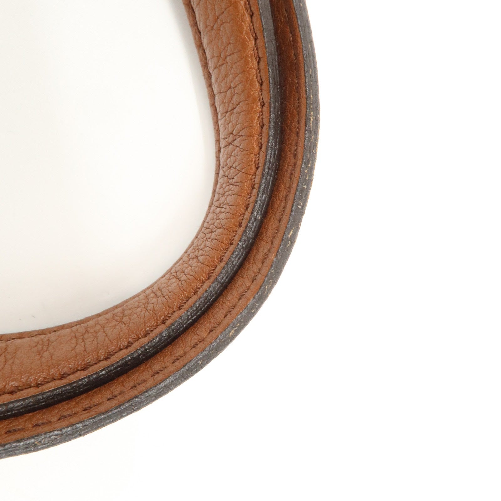 Louis Vuitton Monogram Mahina Luna PM Hand Bag Brown M97052 Used