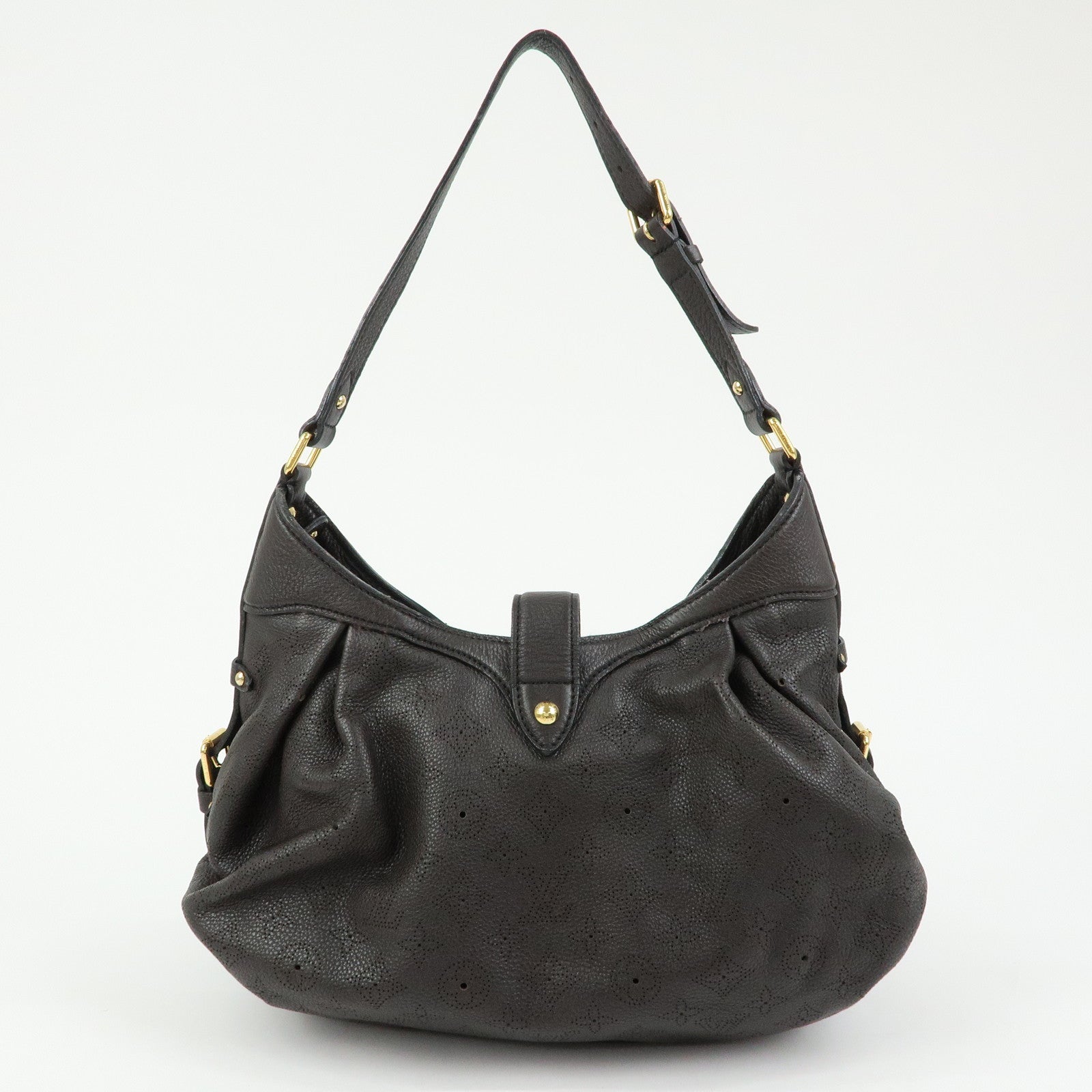 Louis Vuitton Monogram Mahina XS Leather 2Way Bag Chocolat M95972