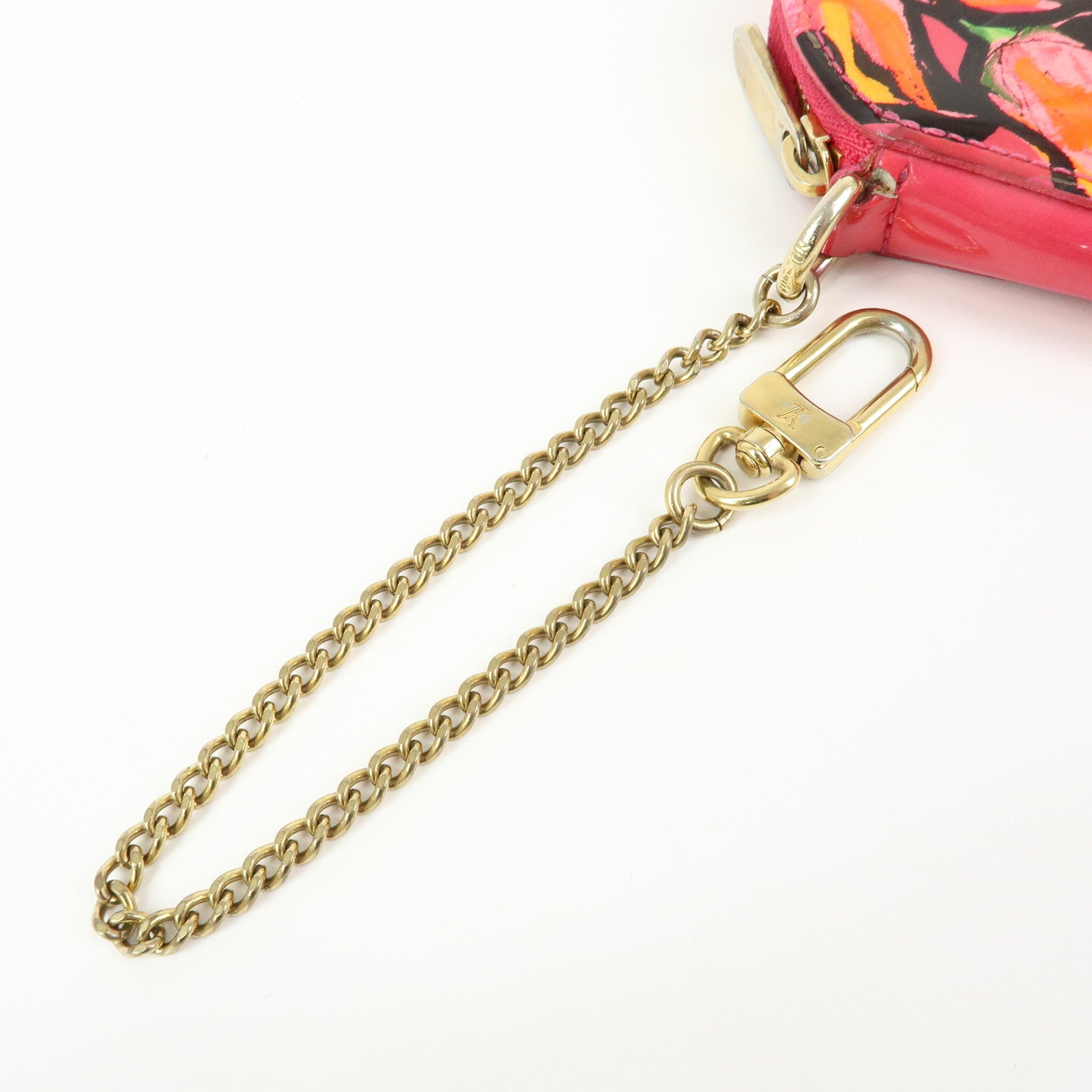 Louis Vuitton Monogram Vernis Porte Monnaie Chapeau Rose Pop M93690