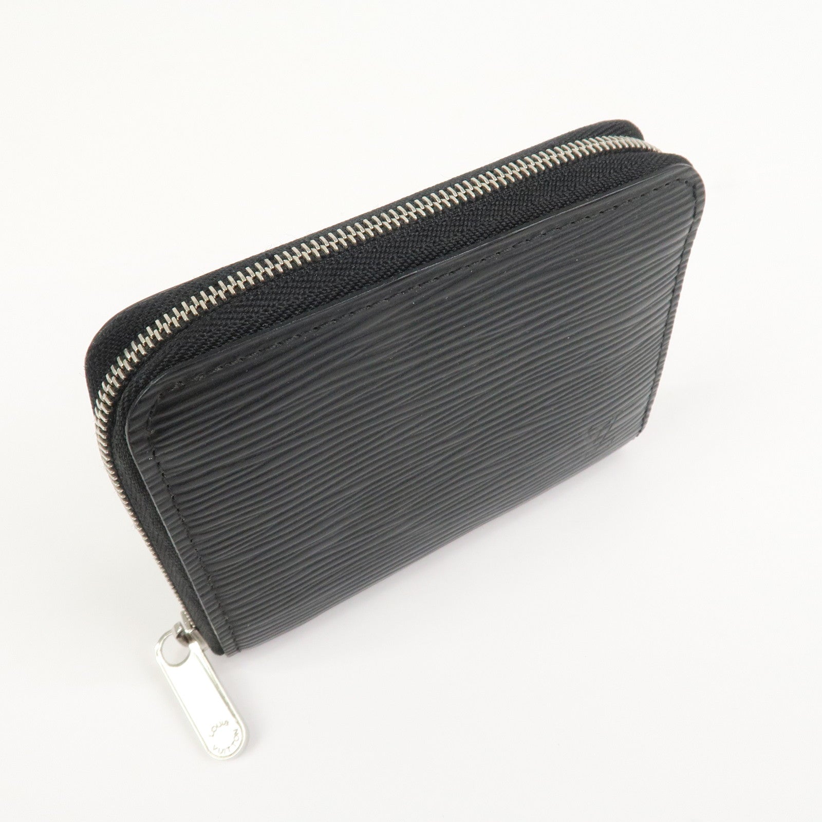 Louis Vuitton Epi Leather Zippy Coin Case Wallet Noir M60152