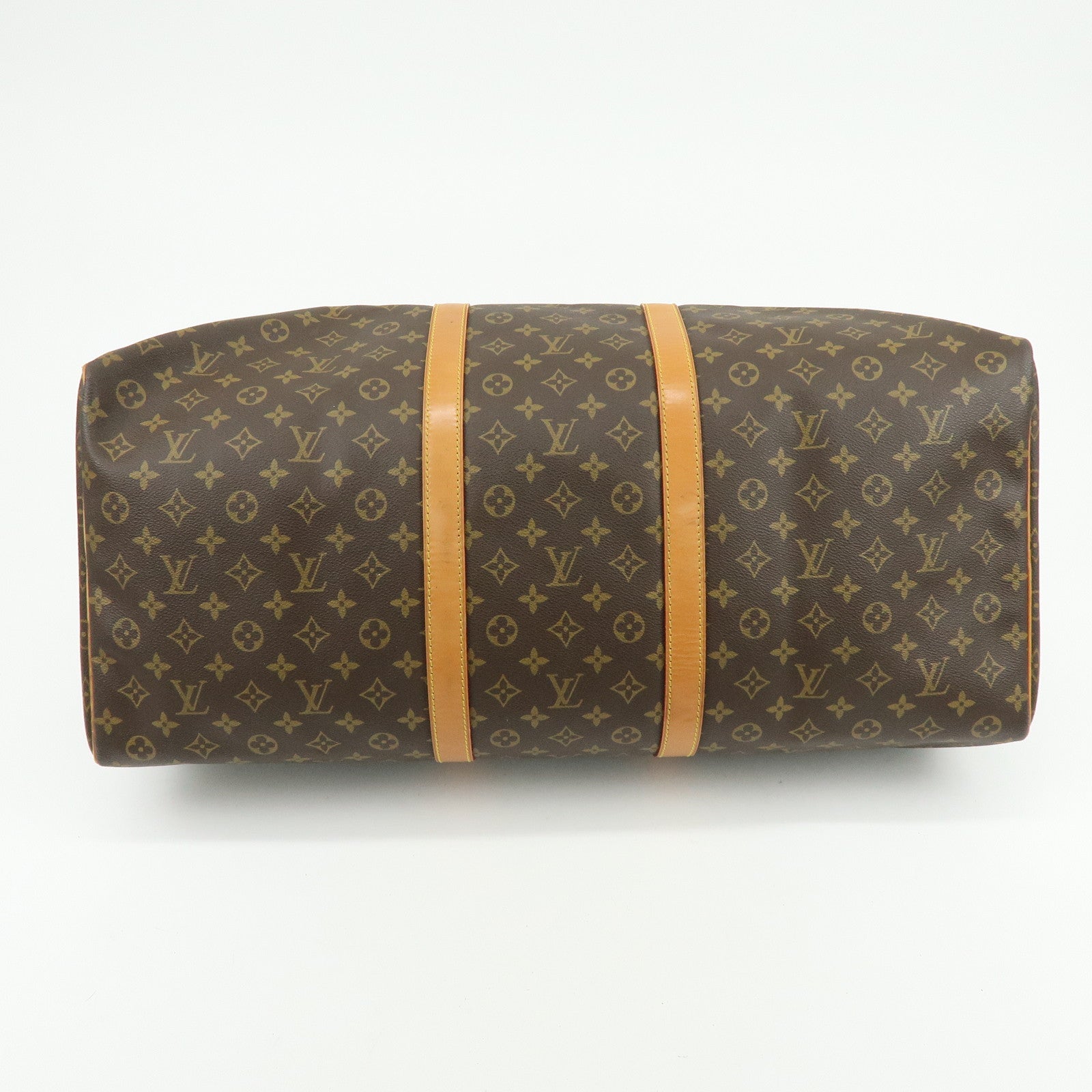 Louis Vuitton Monogram Keep All 60 Boston Bag Brown M41422