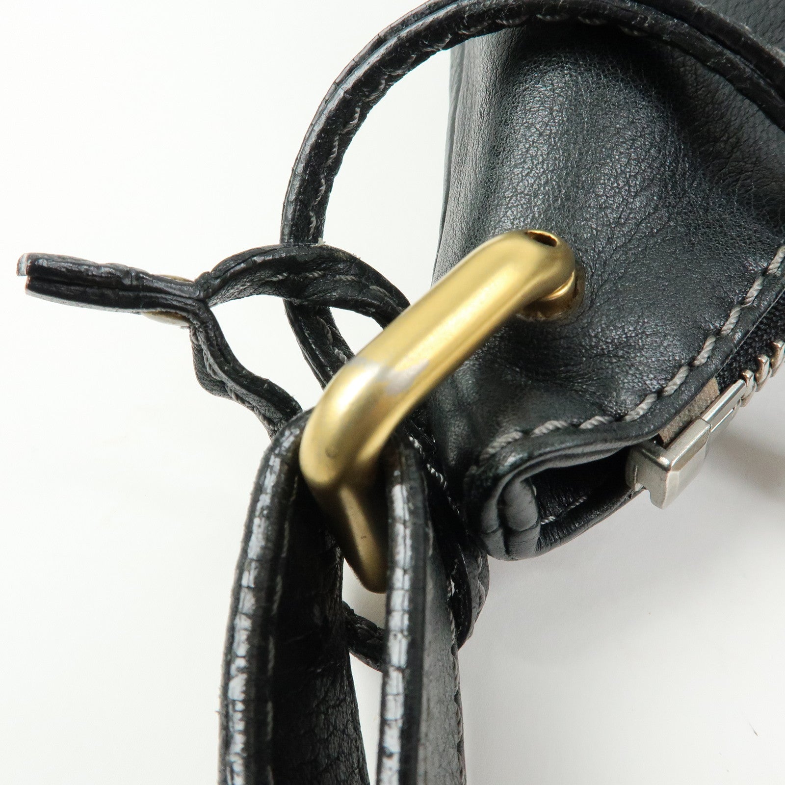 Chloe Paddington Leather Shoulder Bag Hand Bag Black