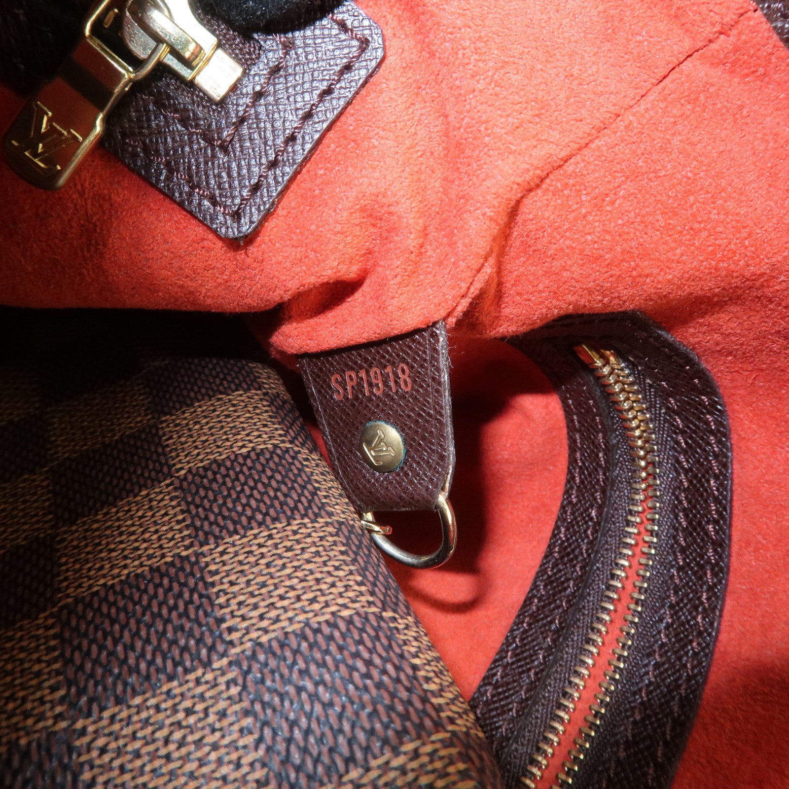 Louis Vuitton Damier Ebene Male Tote Bag Hand Bag Brown N42240