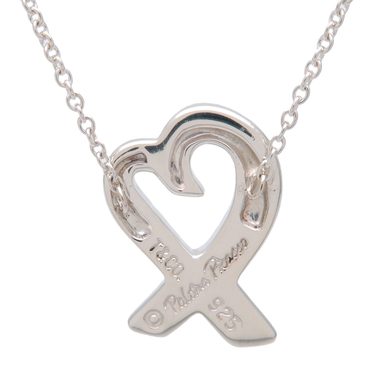 Tiffany & Co Loving Heart Necklace Small SV925 Silver