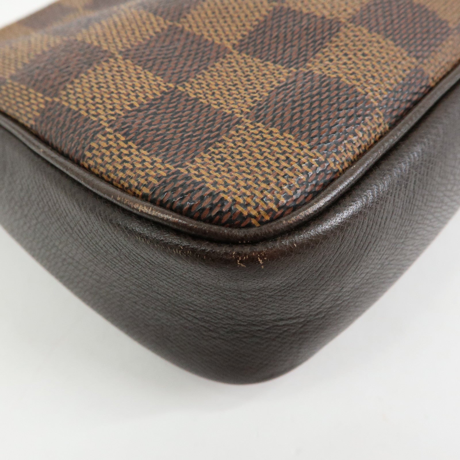 Louis Vuitton Damier Trousse Makeup Accessory Pouch Brown N51982