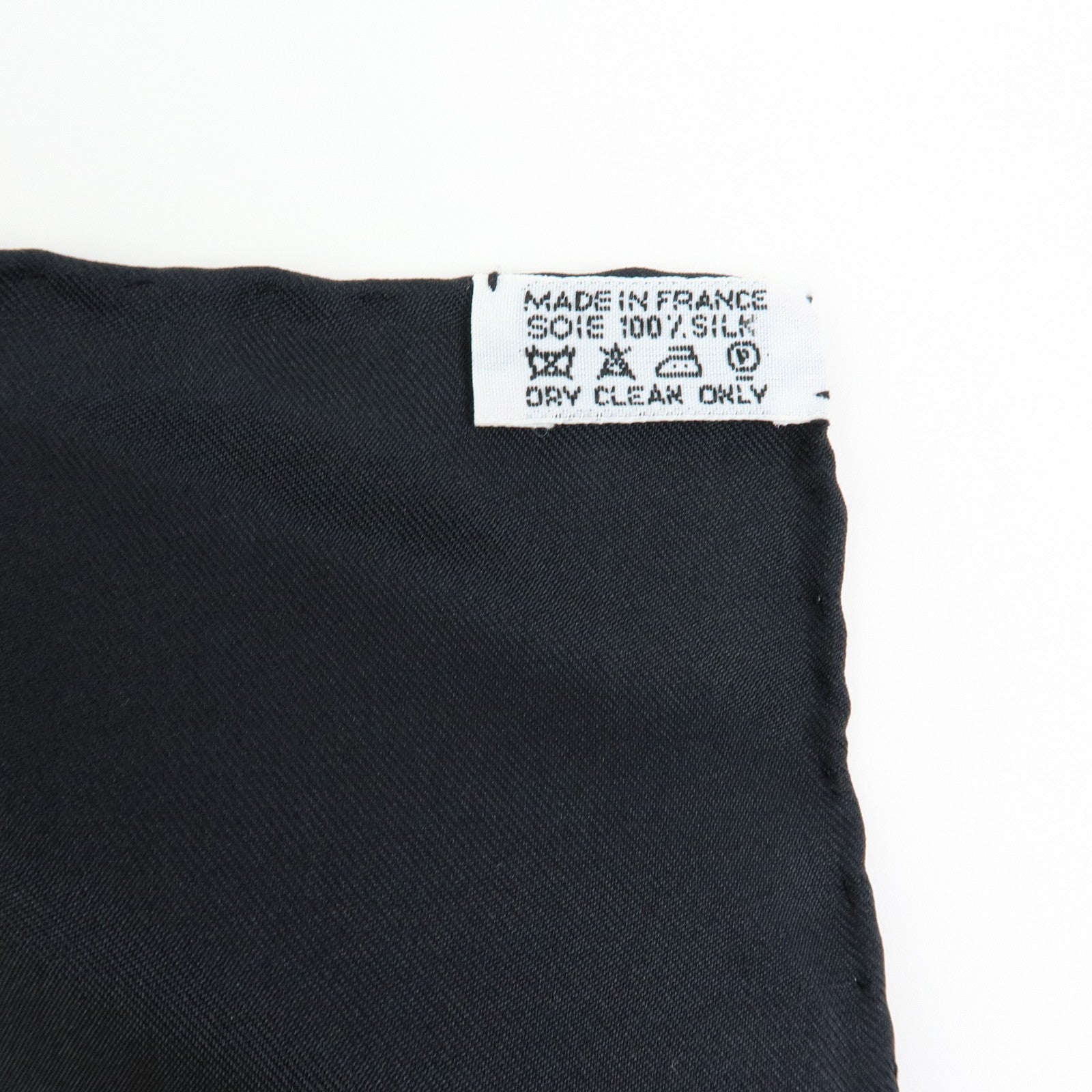 HERMES Carre 90 Silk 100% Scarf LES CAVALIERS D'OR Black Gold