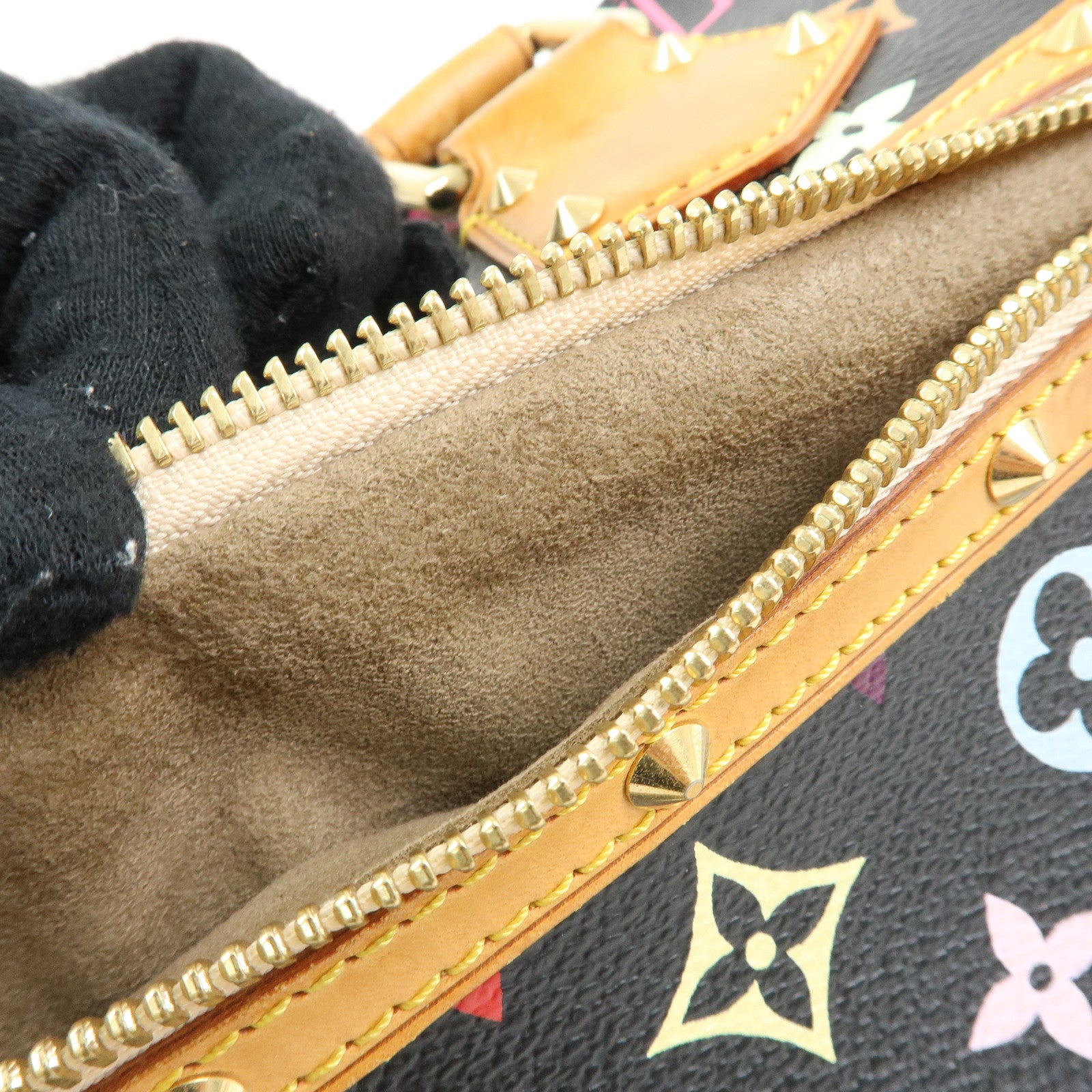 Louis Vuitton Monogram Multicolor Alma PM Hand Bag Noir M40444