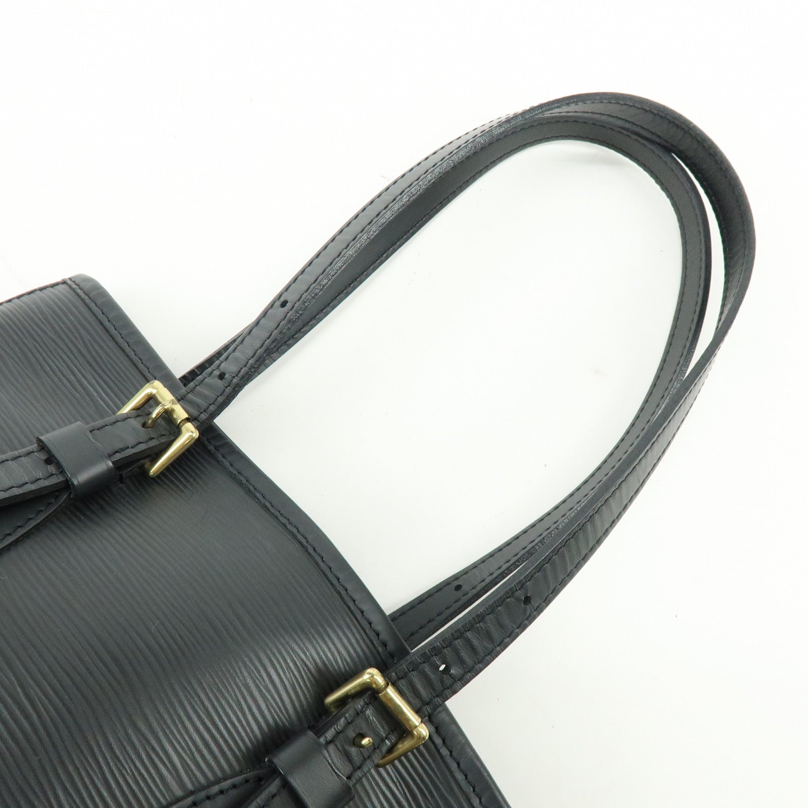 Louis Vuitton Epi Petit Bucket PM Shoulder Bag Noir M58992