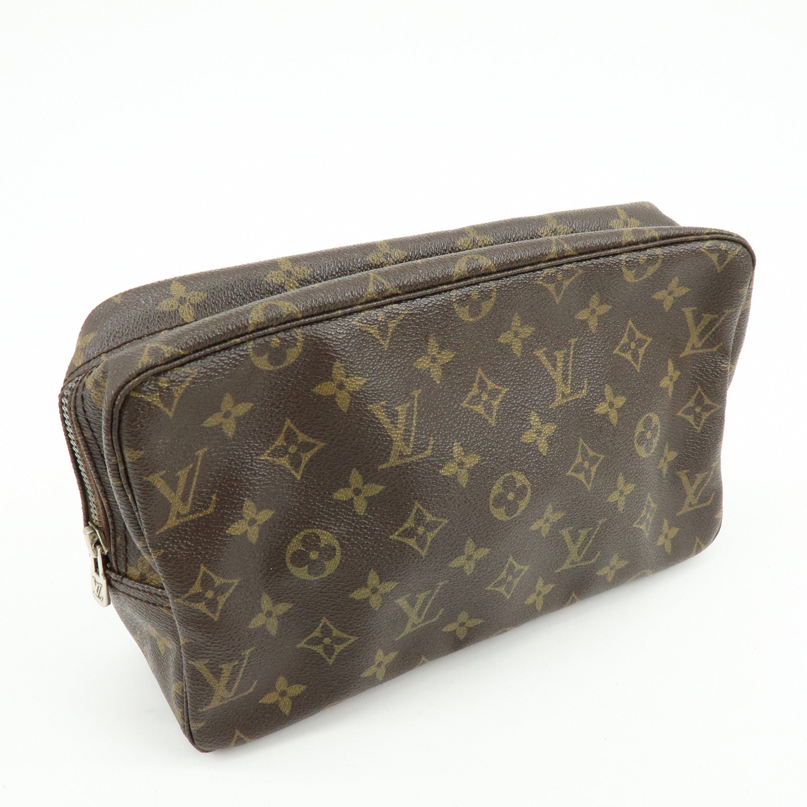 Louis Vuitton Monogram Trousse Toilette 28 Pouch Brown M47522