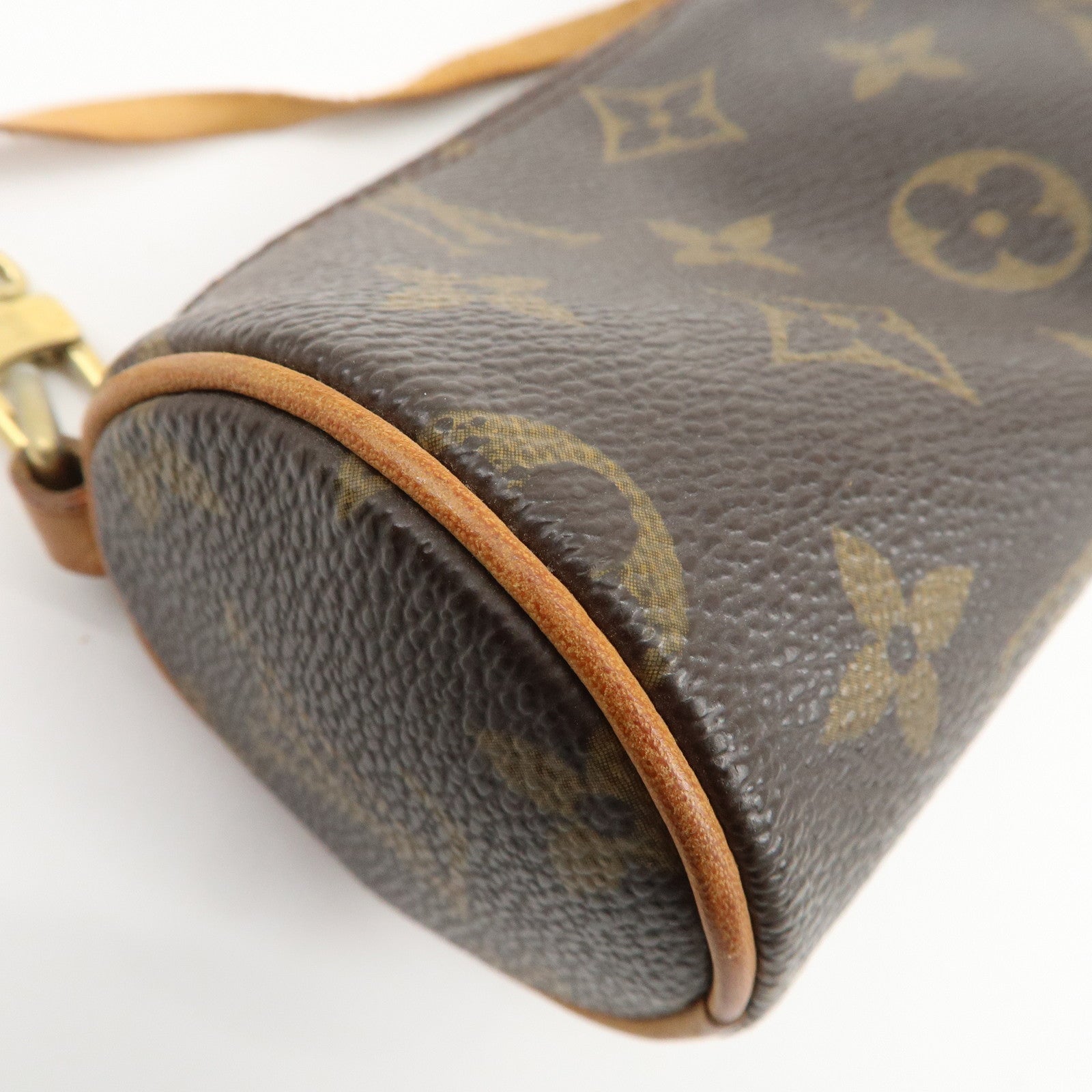 Louis Vuitton Monogram Mini Pouch for Papillon Bag New Style Brown